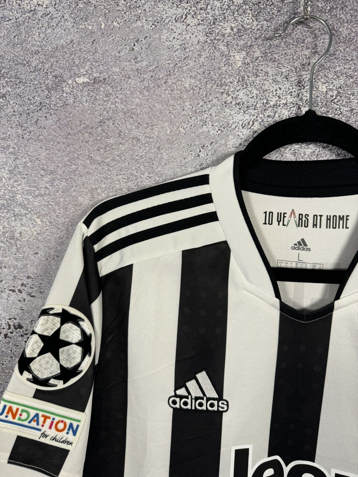 Adidas × Vintage CHIELLINI Juventus 2021/22 Adidas LC Soccer Jersey Blokcore Size US L / EU 52-54 / 3 - 6 Thumbnail