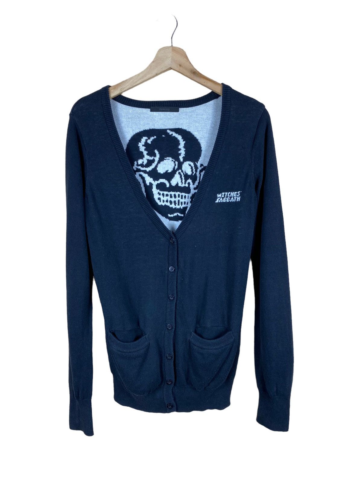 MOUSSY MOUSSY JAPAN WITCHES SABBATH SKULL CARDIGAN Size US M / EU 48-50 / 2 - 2 Thumbnail