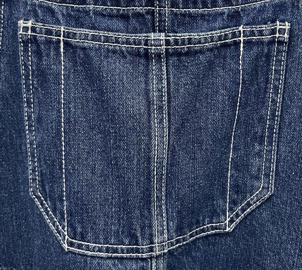 Vintage BEAMS HEART 100% Cotton Denim Overalls – Indigo Blue Size US 33 - 6 Thumbnail