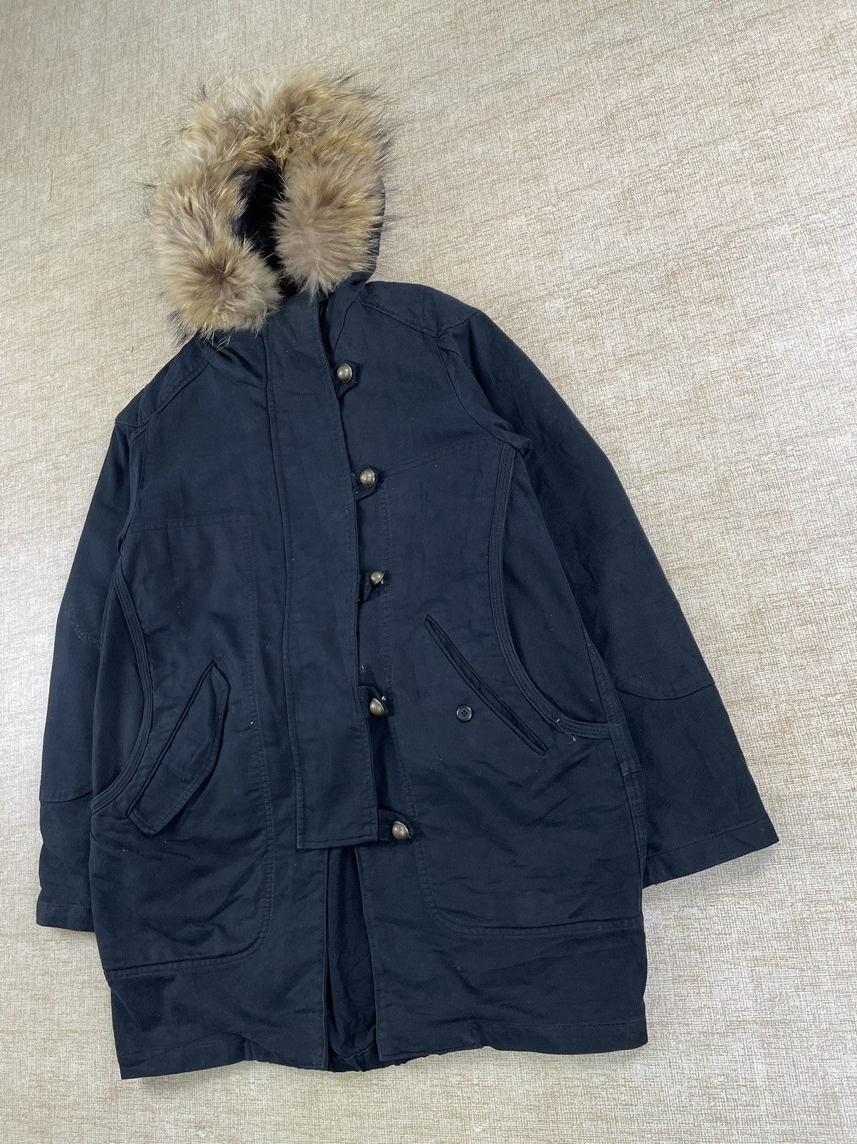 Issey Miyake TSUMORI CHISATO By Issey Miyake Faux Fur Hoodie Parka Size US M / EU 48-50 / 2 - 3 Thumbnail
