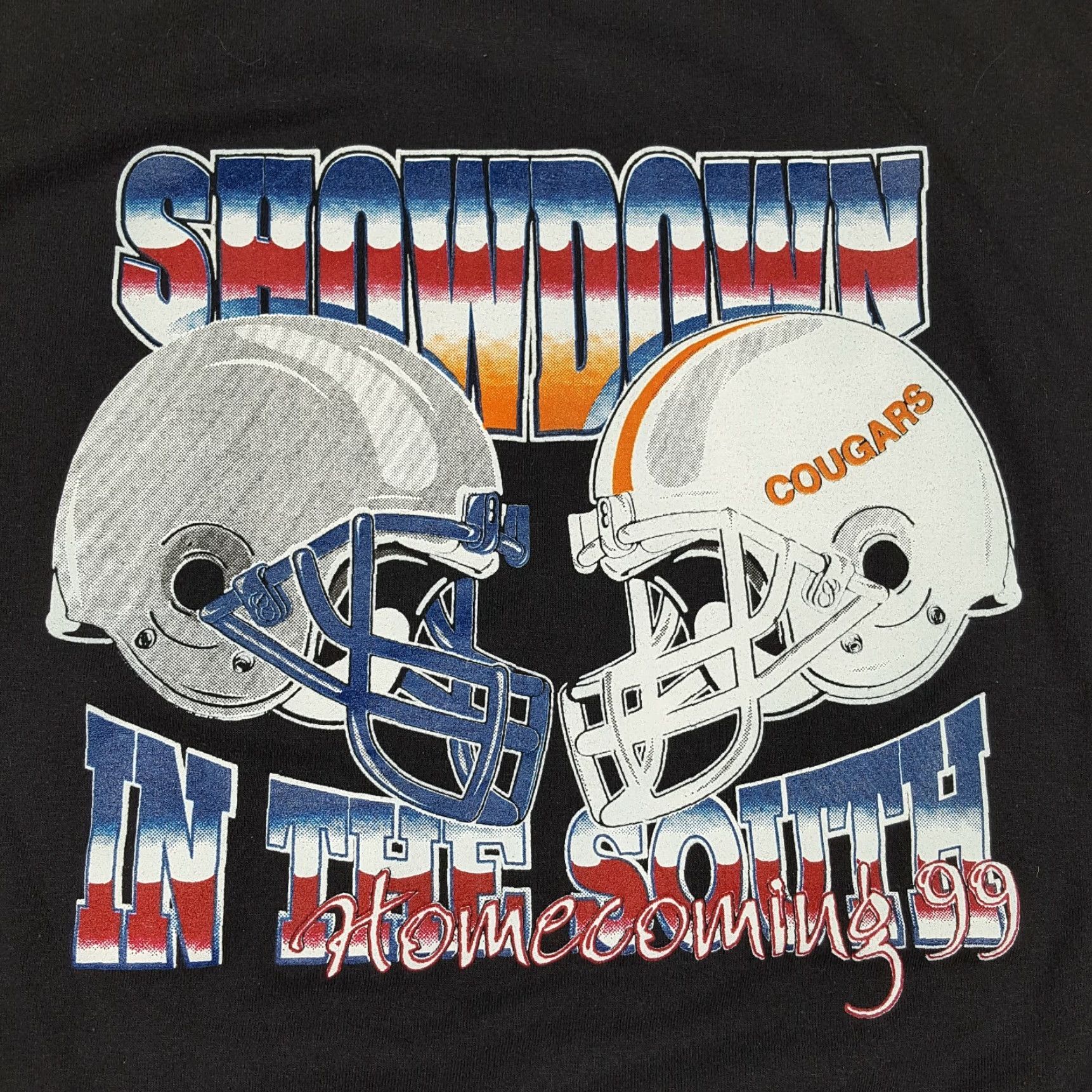 Vintage VTG 1999 Showdown In The South Mens XL Long Sleeve Football T Shirt Black Shirt Football Retro 90s Sports VINTAGE Size US XL / EU 56 / 4 - 3 Thumbnail
