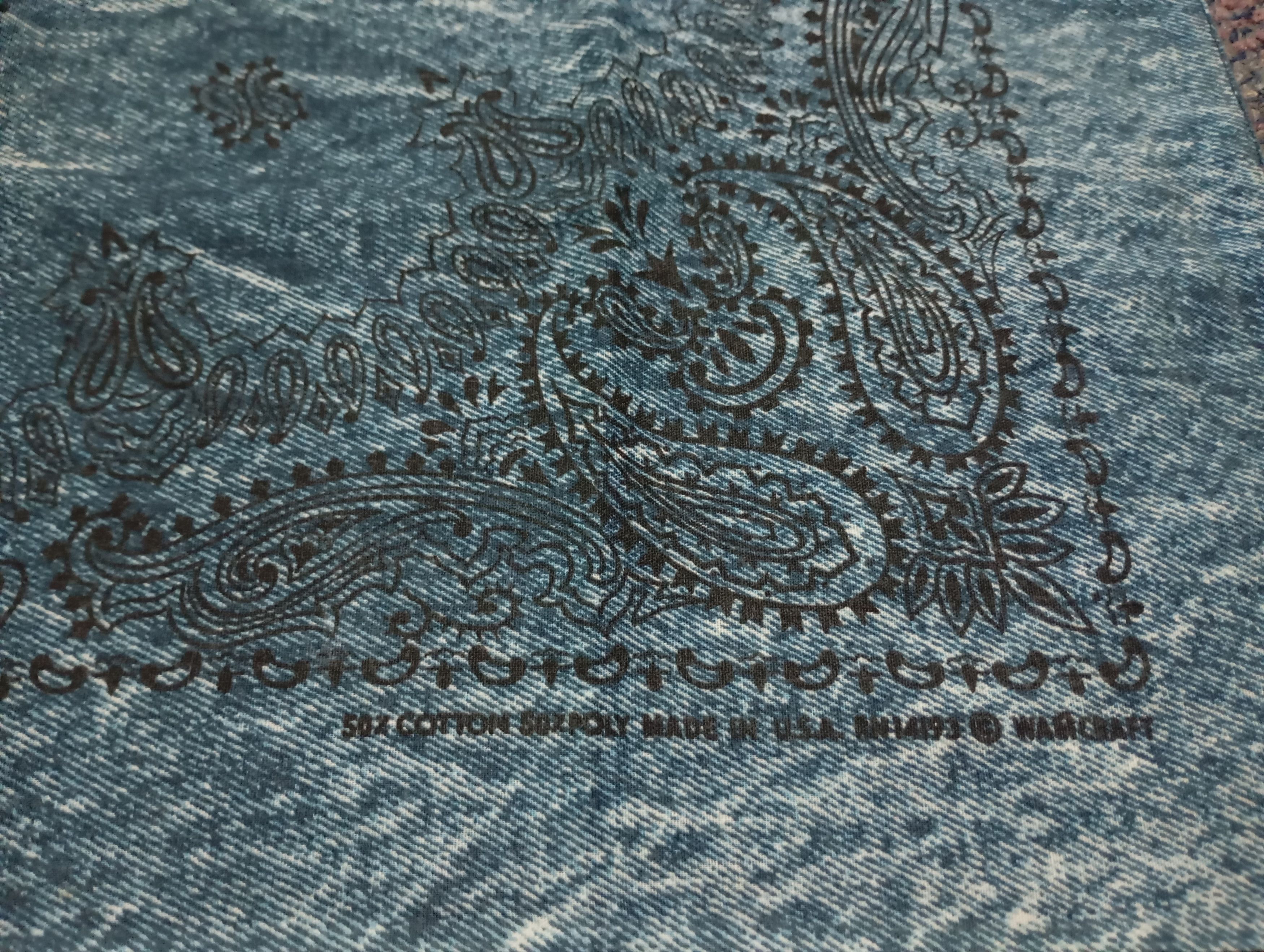 Vintage Vintage Paisley Bandana Made in USA Size ONE SIZE - 1 Thumbnail