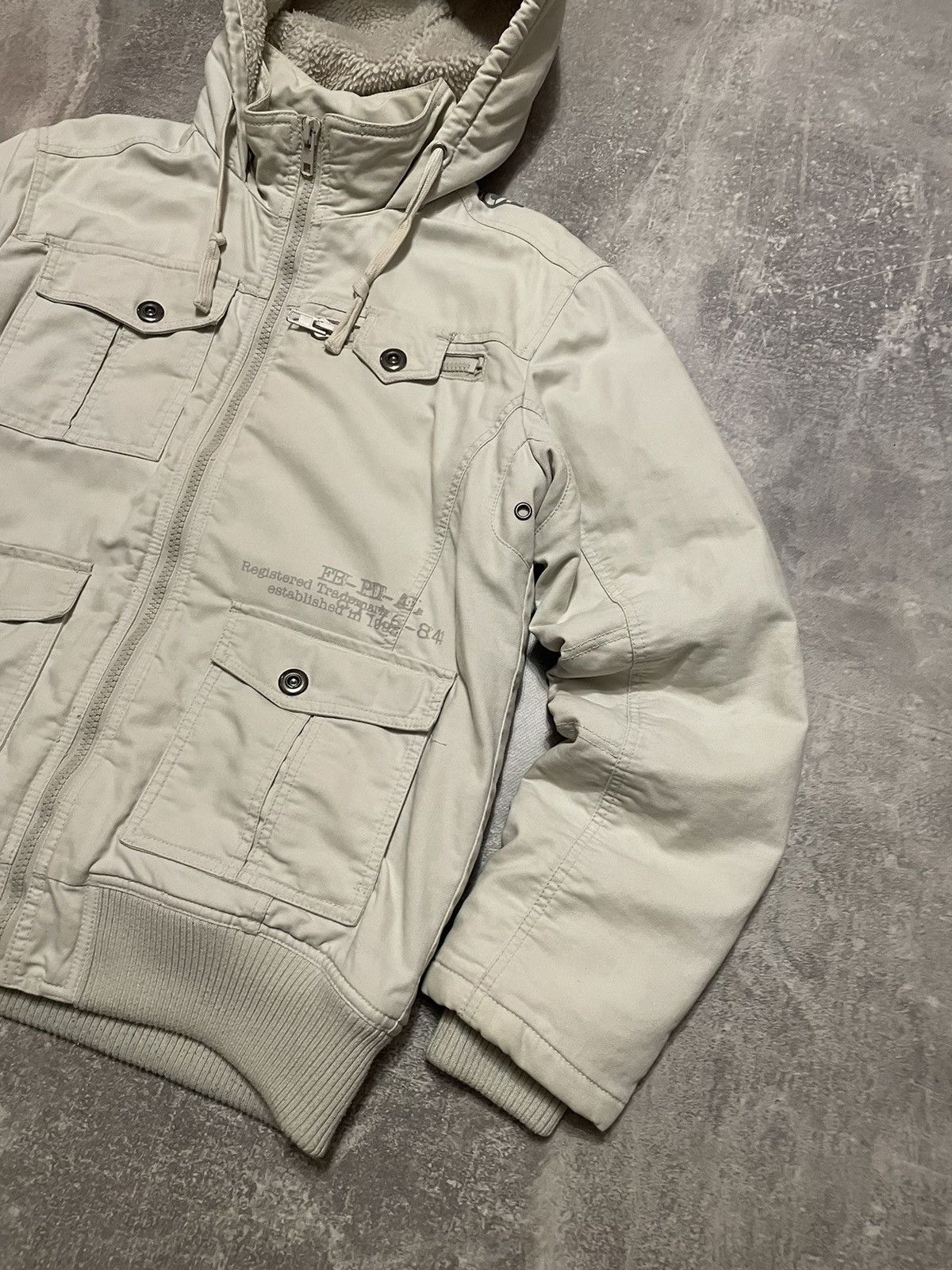 Southpole × Vintage Vintage Fishbone Avant Garde Tribal Bomber Jacket Size US S / EU 44-46 / 1 - 6 Thumbnail