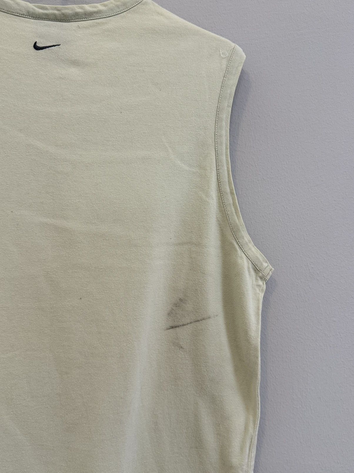Nike × Vintage Vintage Nike Tank Top A-Shirt Y2K Drill Style Swoosh Size US S / EU 44-46 / 1 - 7 Thumbnail