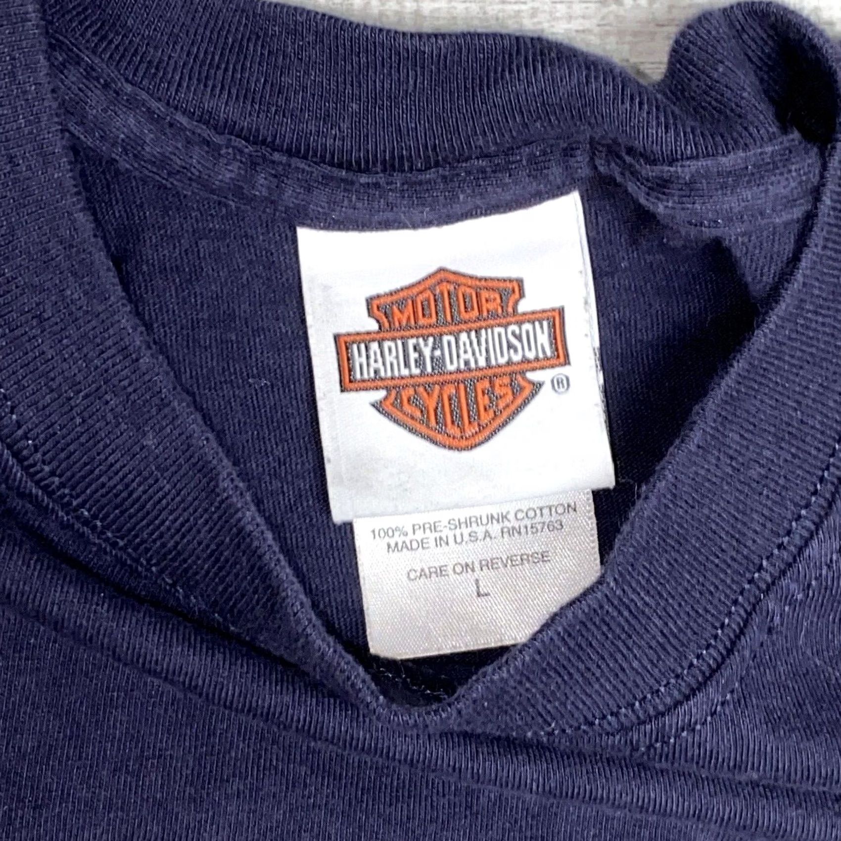 Harley Davidson - It highlights the origin in Honduras Size US L / EU 52-54 / 3 - 4 Thumbnail