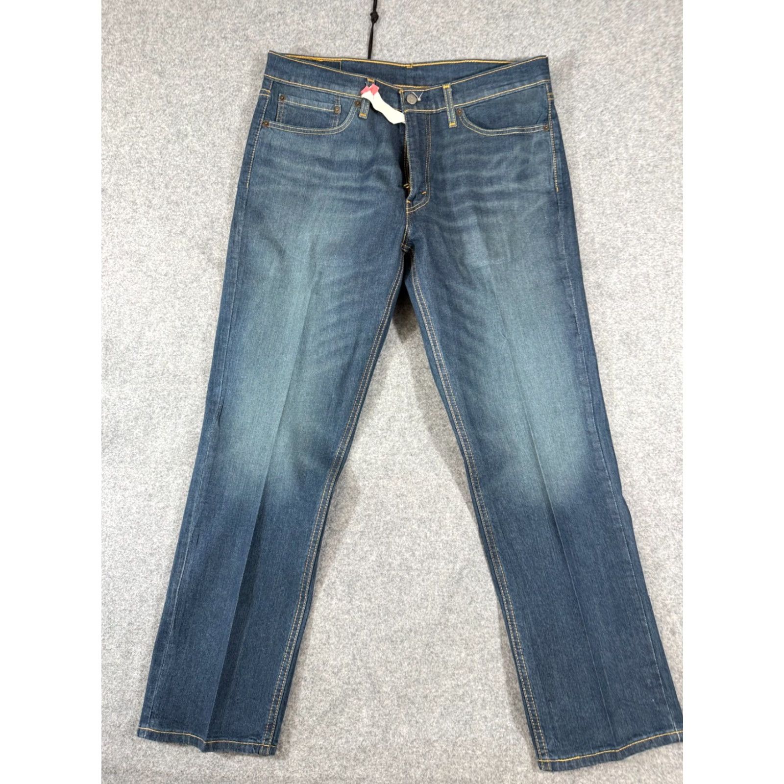 Levi's Levi's 541 Jeans Mens 34x30 Athletic Stretch Denim Blue Straight Whisker | 5-Pocket | Regular Fit | Cotton Elastane | Blue Denim | Jeans Size US 34 / EU 50 - 3 Thumbnail