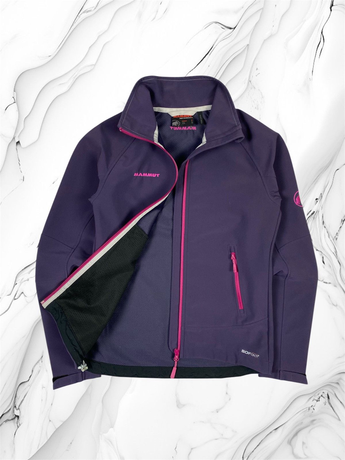 Mammut Mammut SOFtech Soft Shell Windbreaker Hiking Jacker Size S Size S / US 4 / IT 40 - 1 Thumbnail