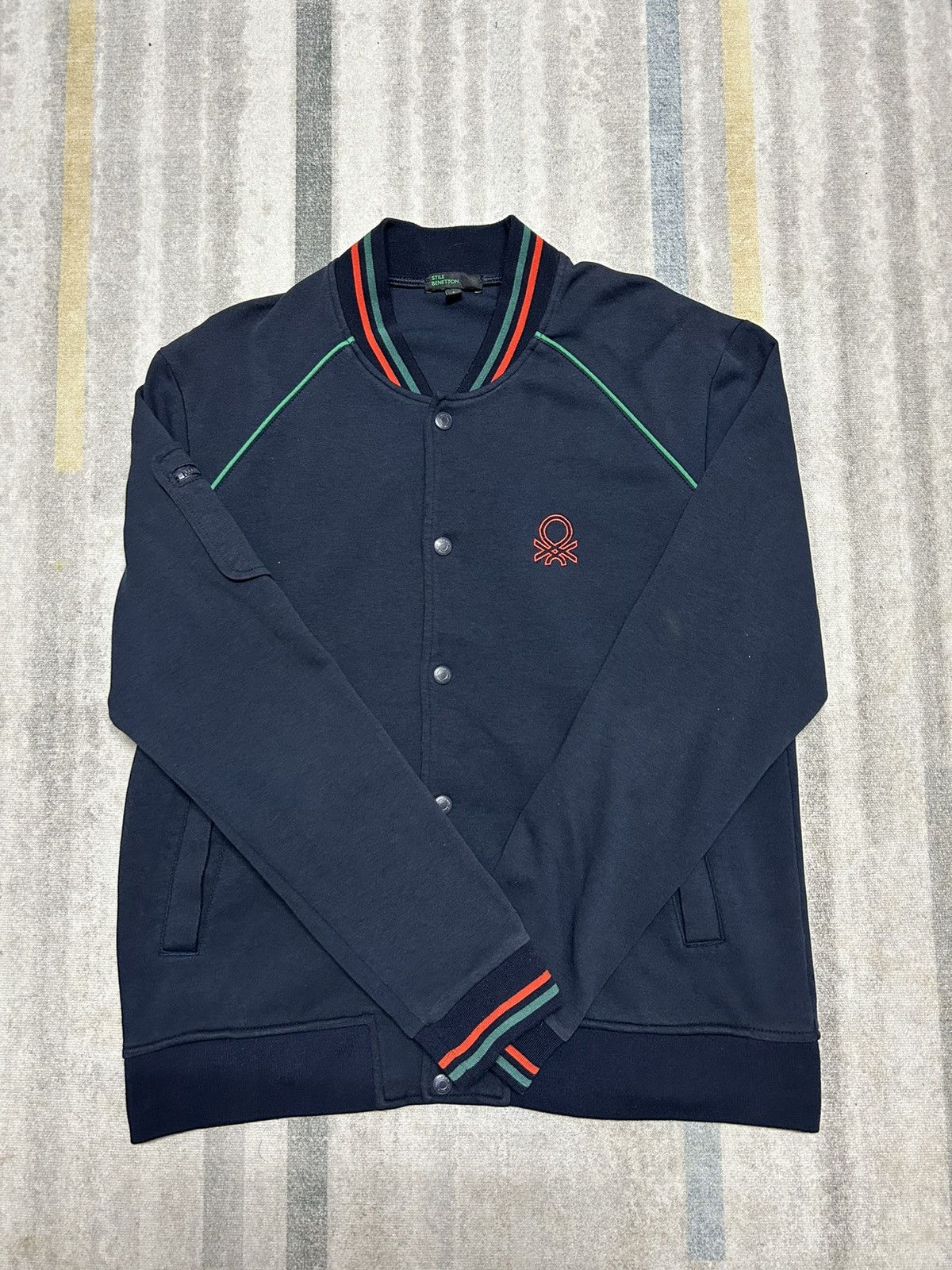 Benetton × Designer × United Colors Of Benetton Benetton varsity jacket Size US L / EU 52-54 / 3 - 2 Thumbnail