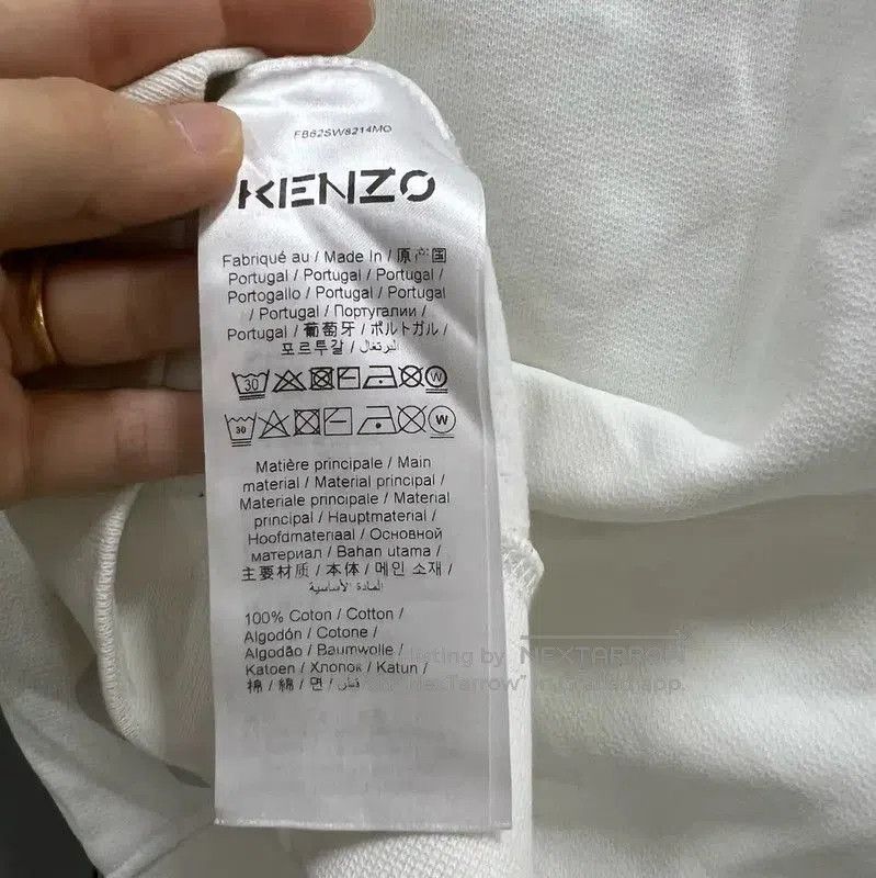 Kenzo KENZO White Cotton Long Sleeve Sweatshirt . Size S / US 4 / IT 40 - 3 Thumbnail