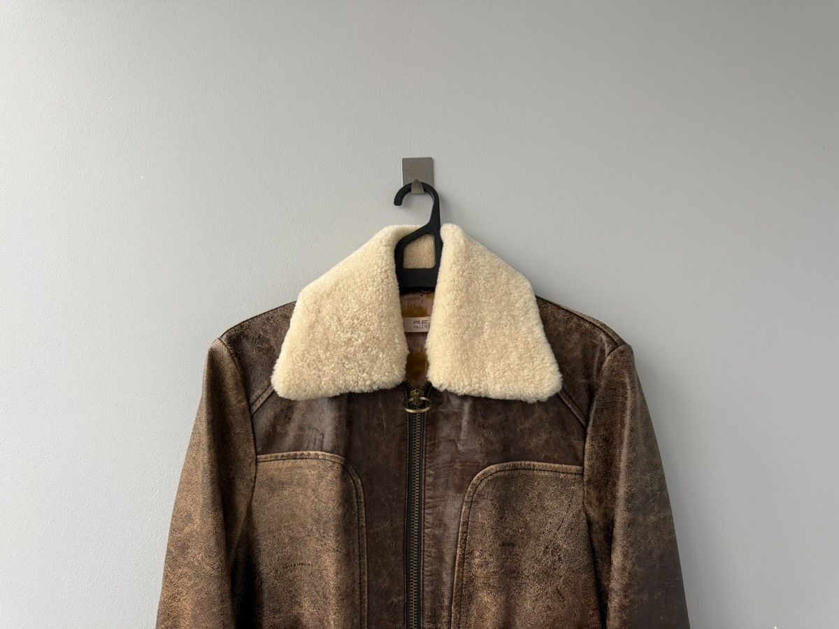 RED Valentino Red Valentino Leather Aviator Jacket Womans Size S / US 4 / IT 40 - 2 Thumbnail
