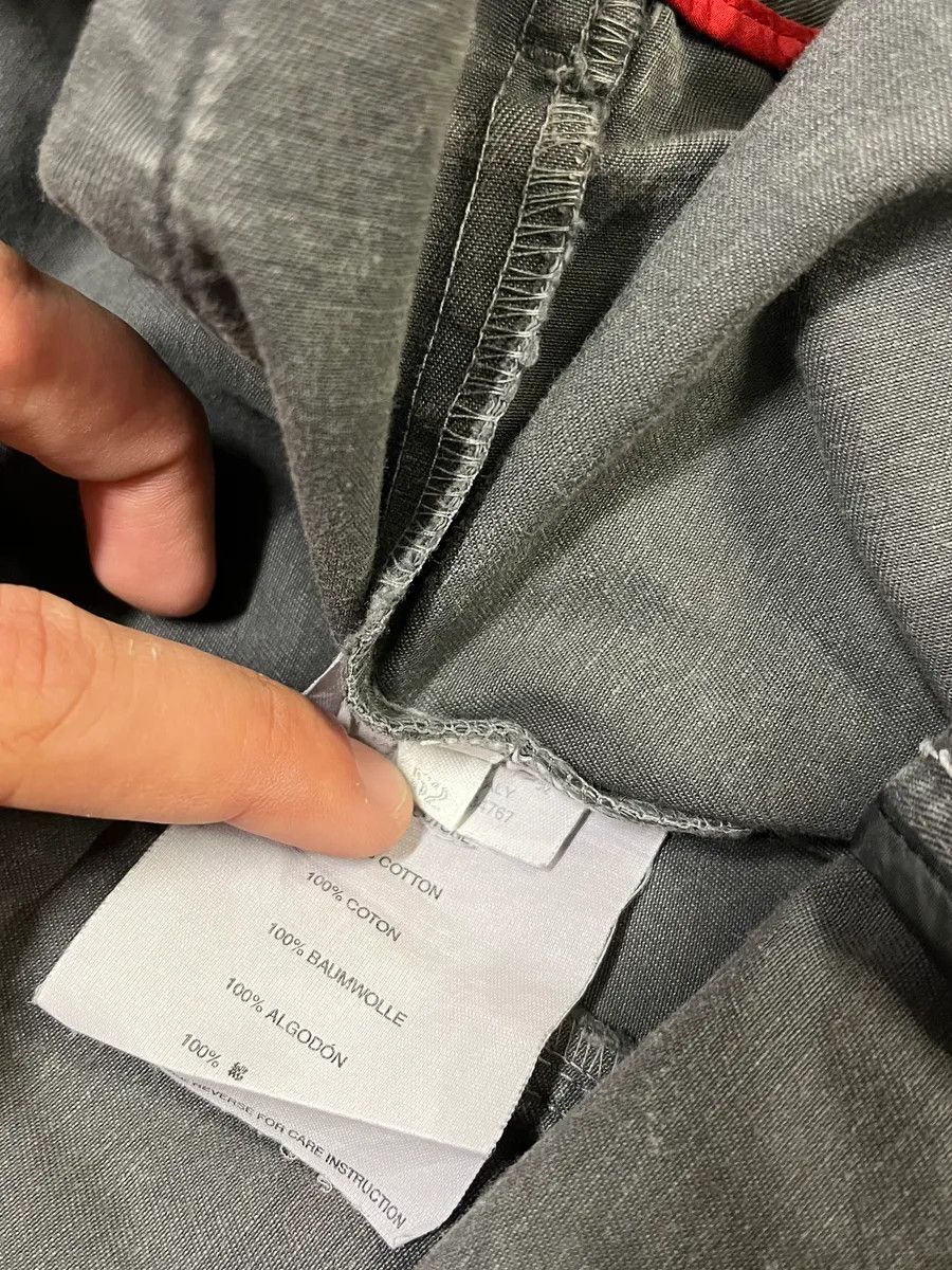 Prada × Vintage 2000s Prada Grey Linea Rossa Workwear Pants Size US 34 / EU 50 - 17 Thumbnail
