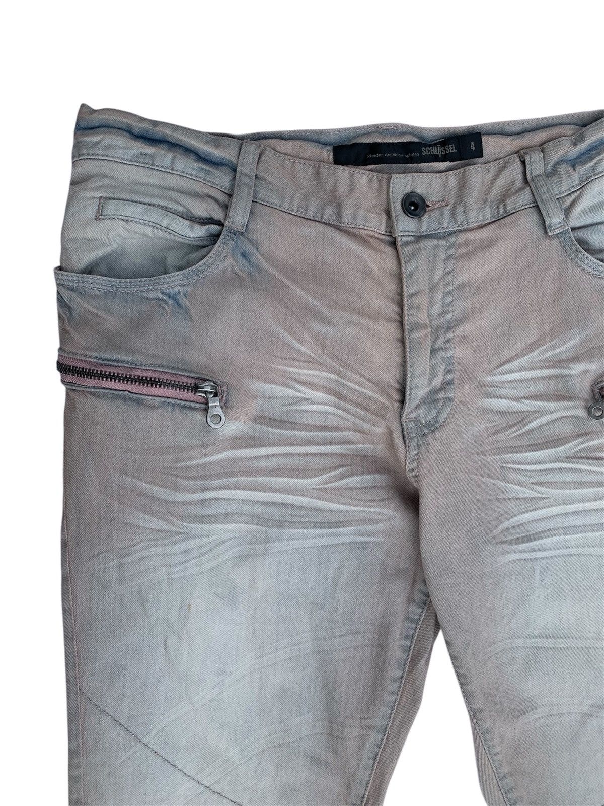 Schlussel Schlussel Biker Denim Pants Jeans W30 Size US 31 - 4 Thumbnail