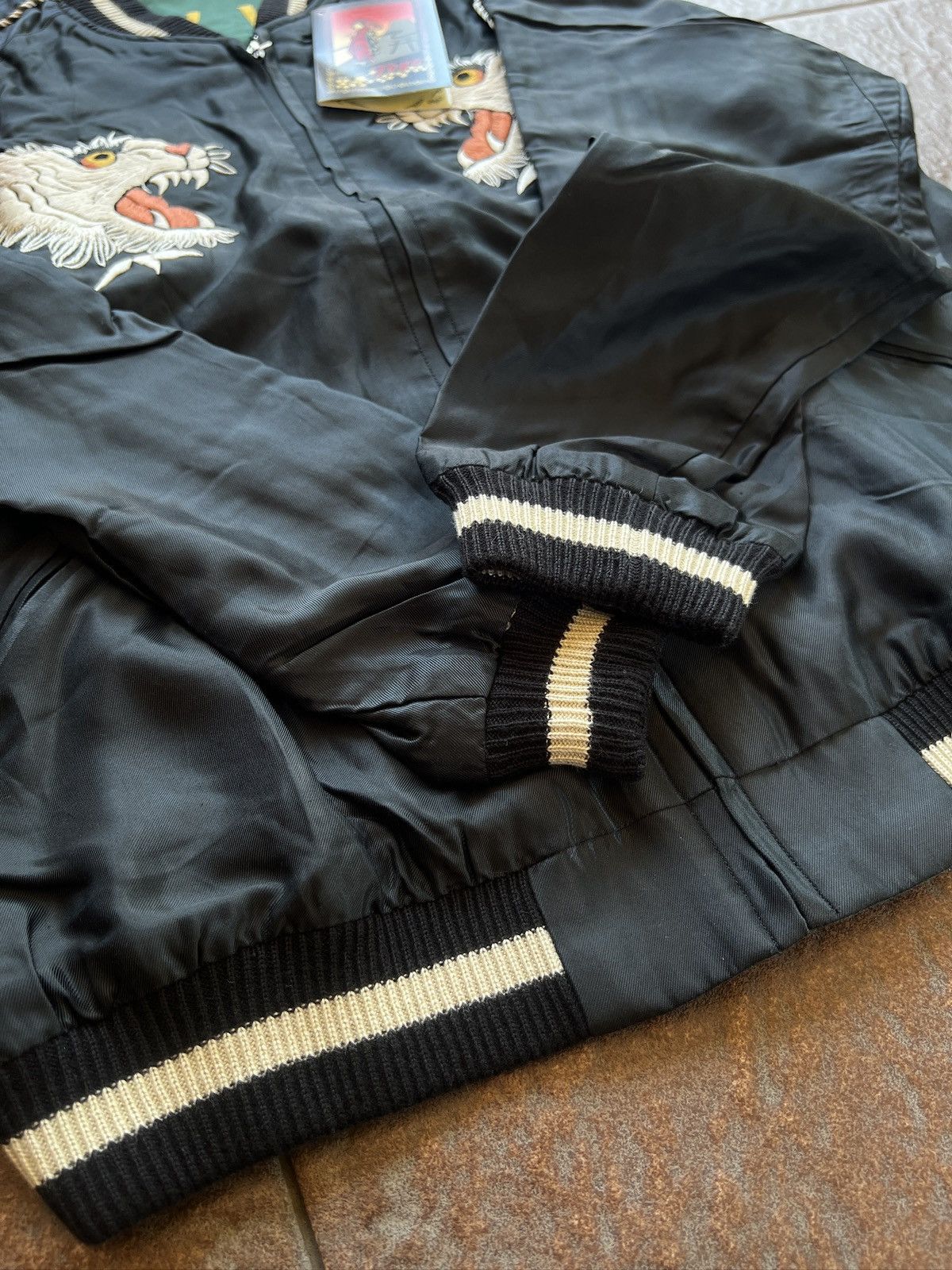 Tailor Toyo Tailor Toyo TIGER HEAD X CHEVY LOVER Sukajan Souvenir Jacket Size US M / EU 48-50 / 2 - 5 Thumbnail