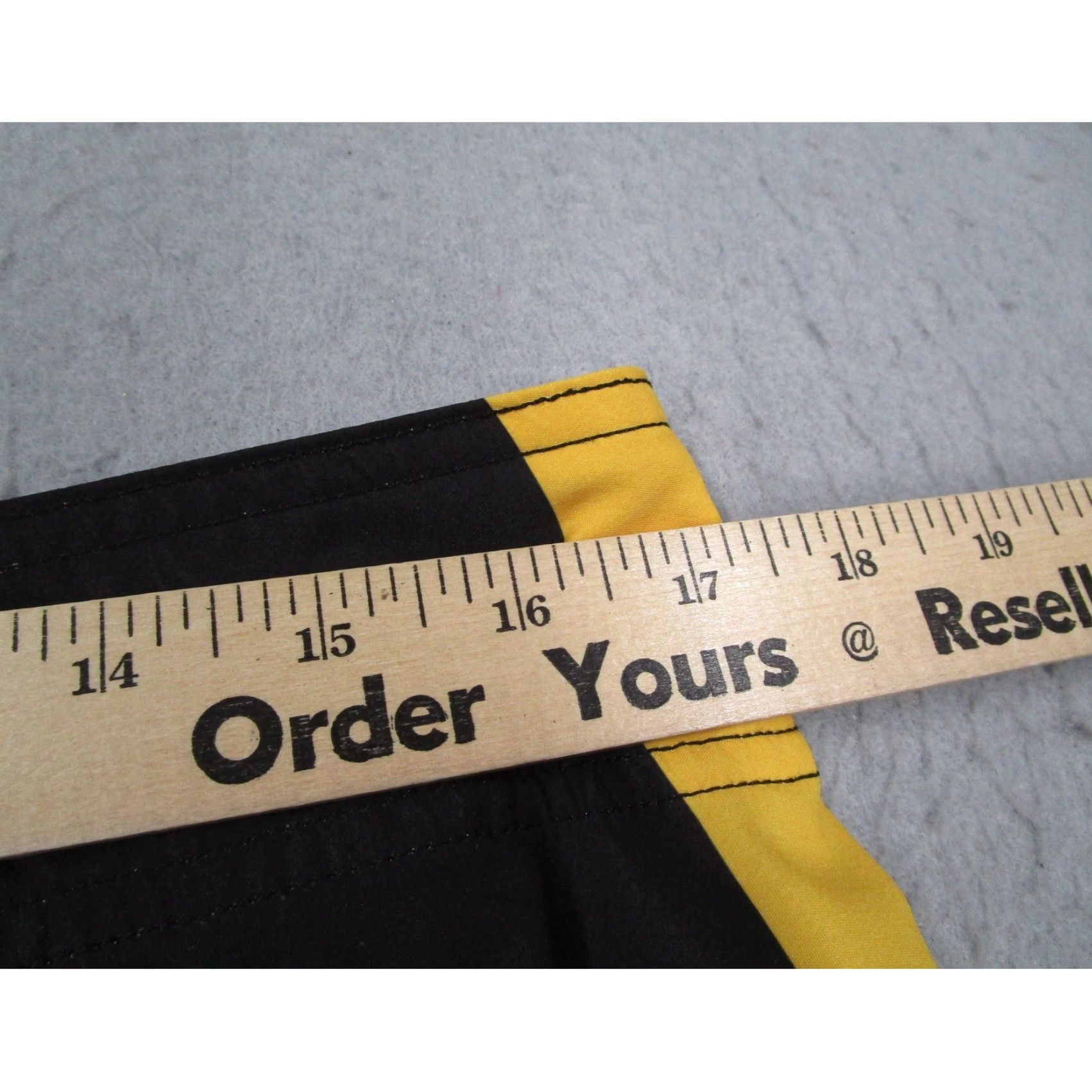 Quiksilver Quiksilver Pittsburgh Steelers Board Shorts Mens 32 Black Yellow P101417 Swim Size US 32 / EU 48 - 6 Thumbnail