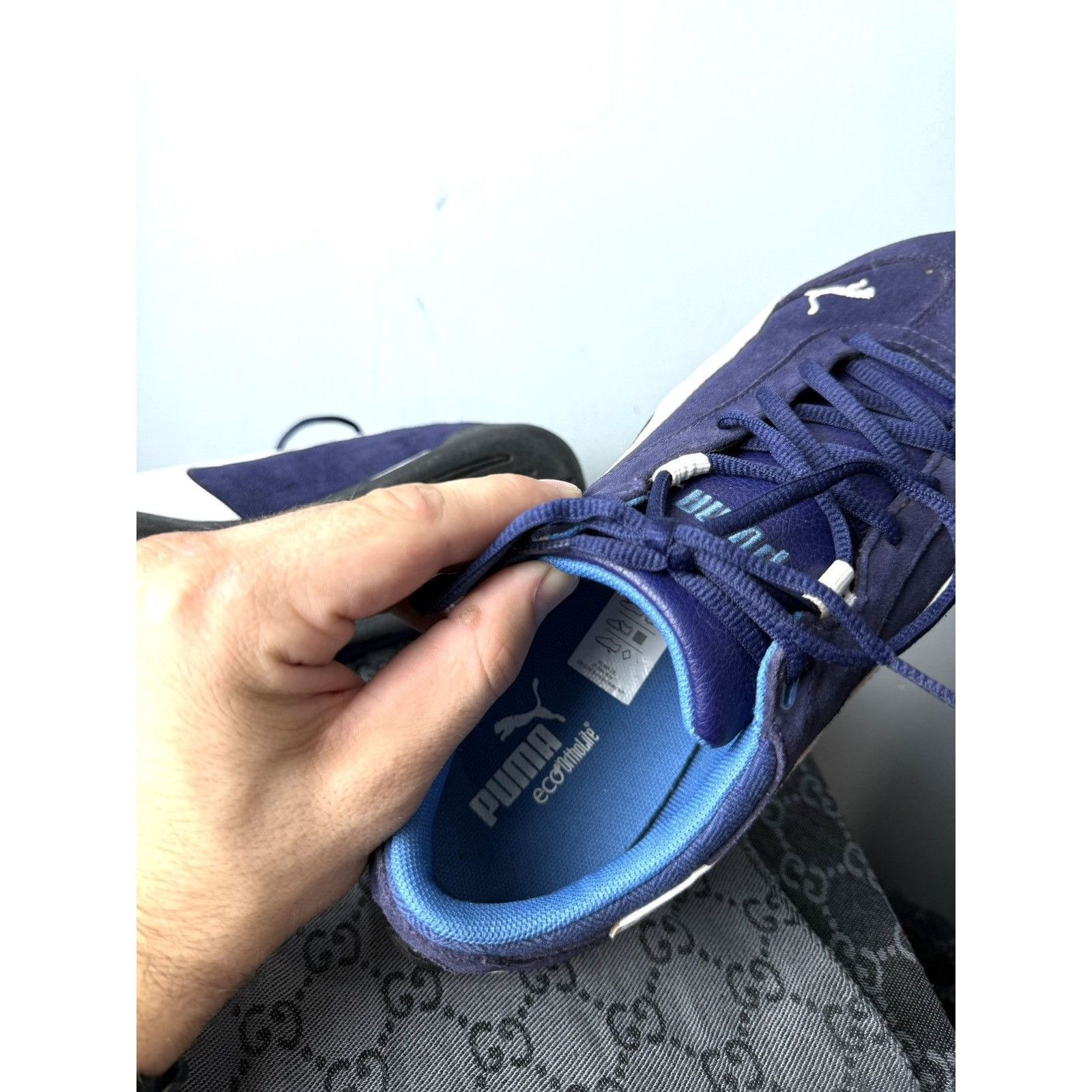 Puma Y2K Vintage Puma Speedcat Low Top Suede Trainers Sneakers Size US 10 / EU 43 - 11 Thumbnail