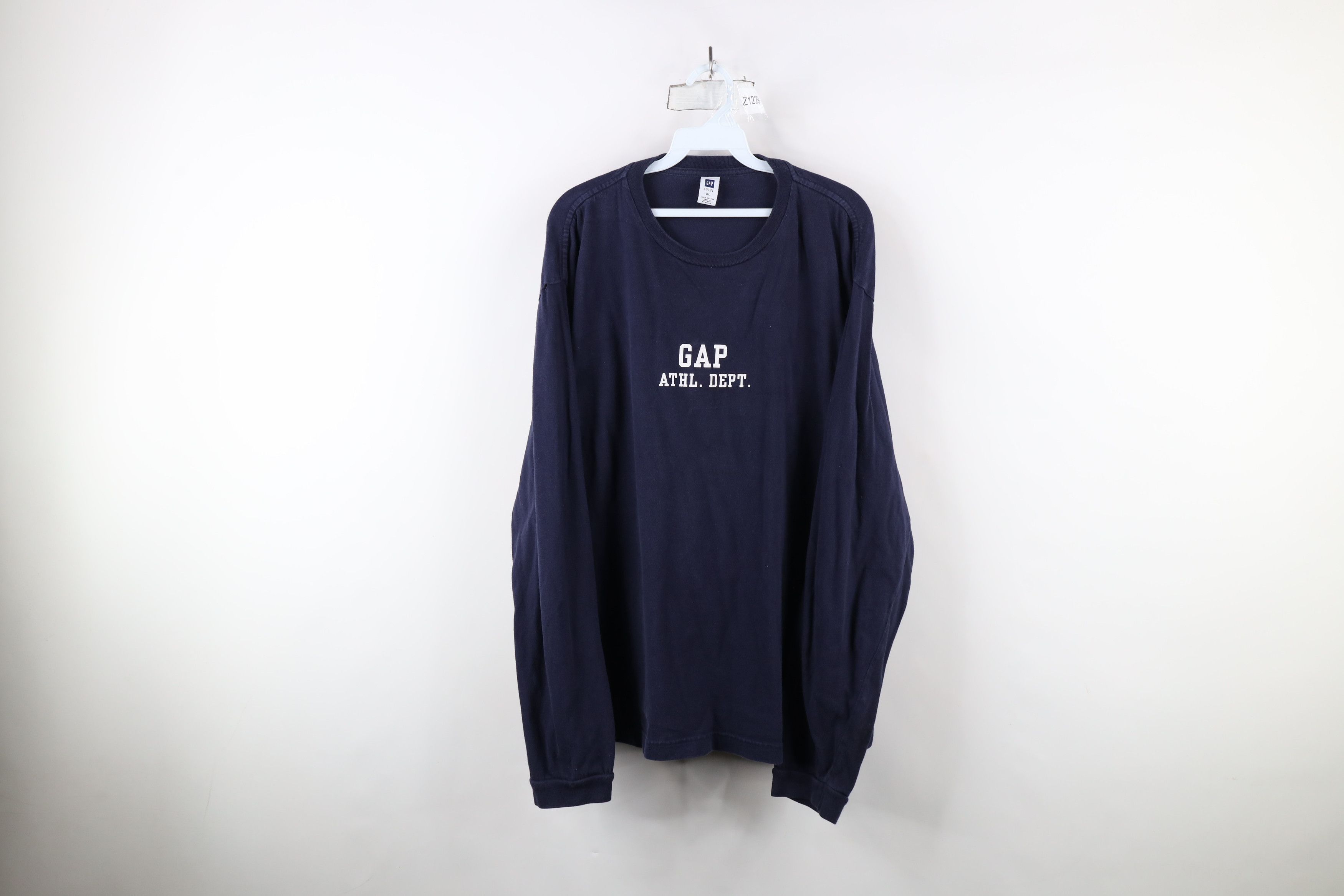 Gap × Vintage Vintage Gap Spell Athletic Department Long Sleeve T-Shirt Size US XL / EU 56 / 4 - 1 Thumbnail