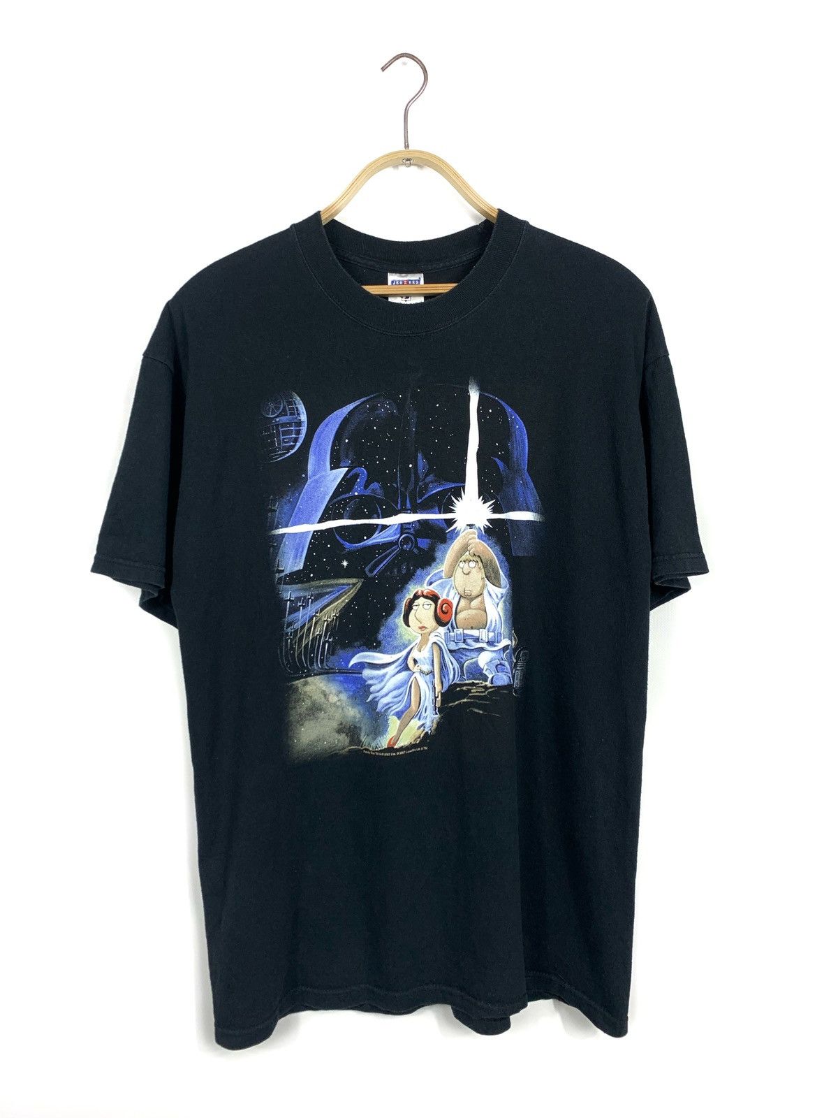 Cartoon Network Griffin Star Wars T-shirt 2007 cartoon Logo Darth Vader Size US L / EU 52-54 / 3 - 1 Thumbnail