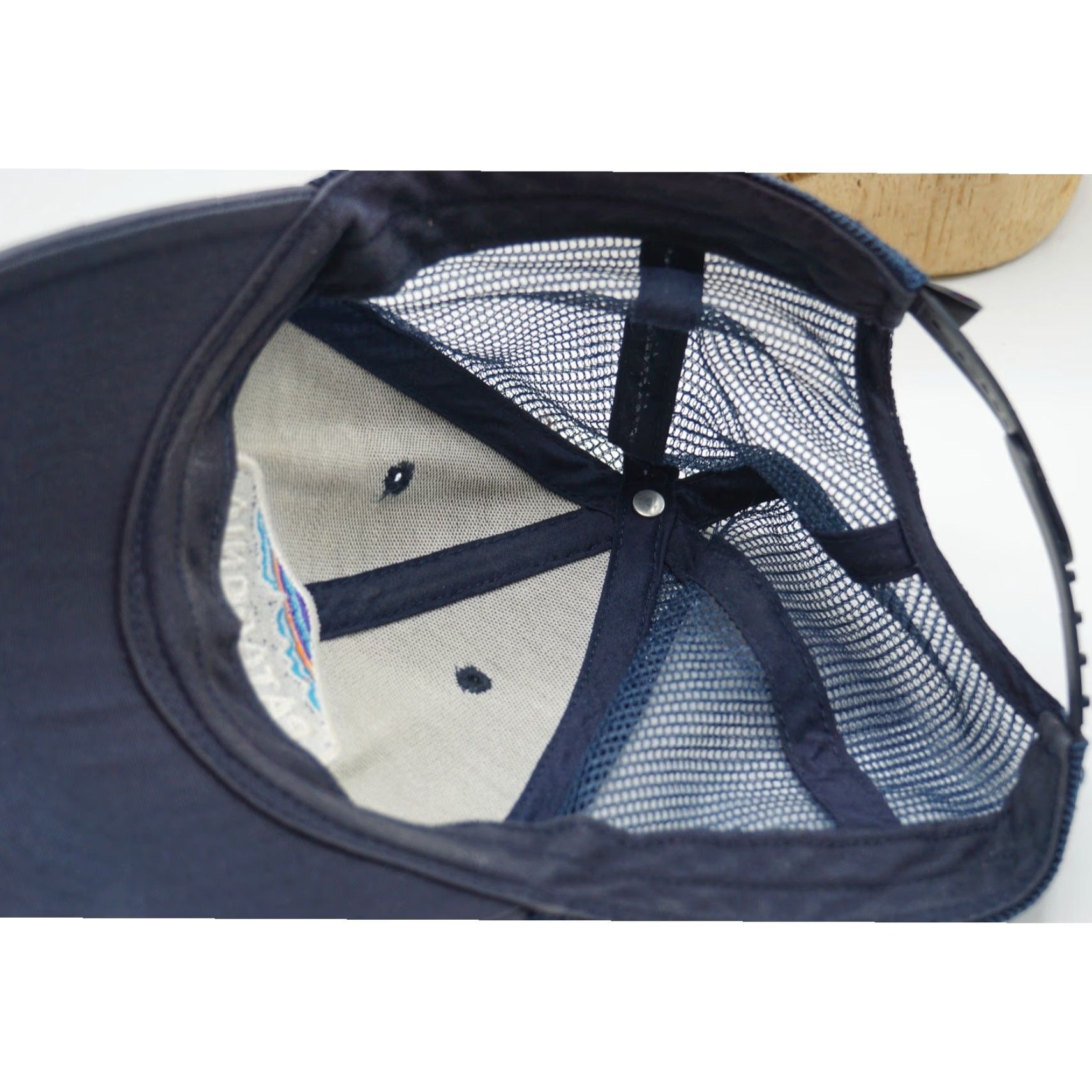 Patagonia Patagonia Fitz Roy Crest LoPro Trucker Hat Snapback OS Navy Blue Unisex Adults One Size OS Navy Blue Size ONE SIZE - 5 Thumbnail