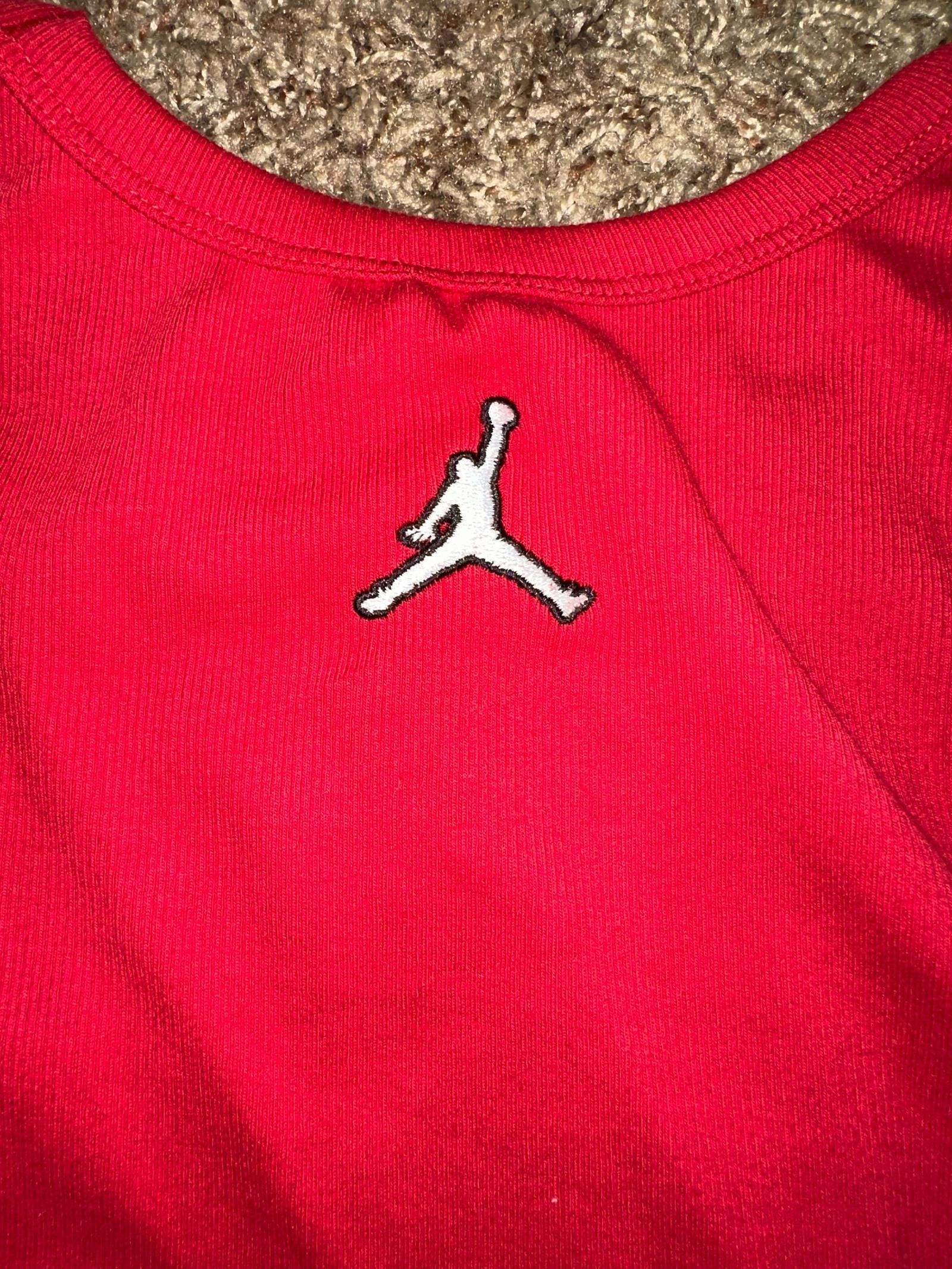 Nike Air Jordan Women’s Core Red Cropped Tank Top Sample Size M / US 6-8 / IT 42-44 - 4 Thumbnail