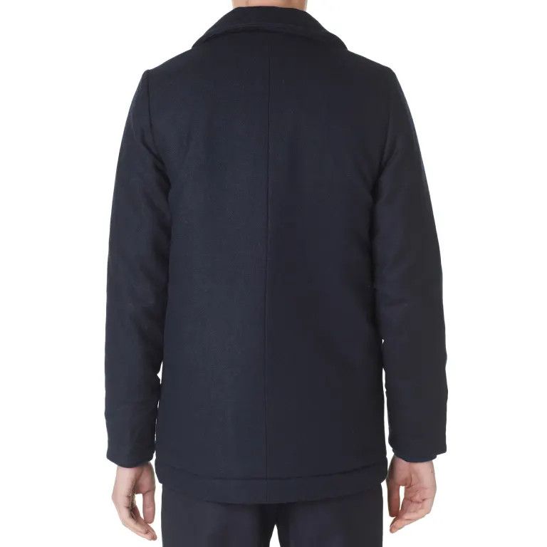 Norse Projects NORSE PROJECTS Birk Wool Pea Coat Jacket Dark Navy Men's Size US S / EU 44-46 / 1 - 3 Thumbnail