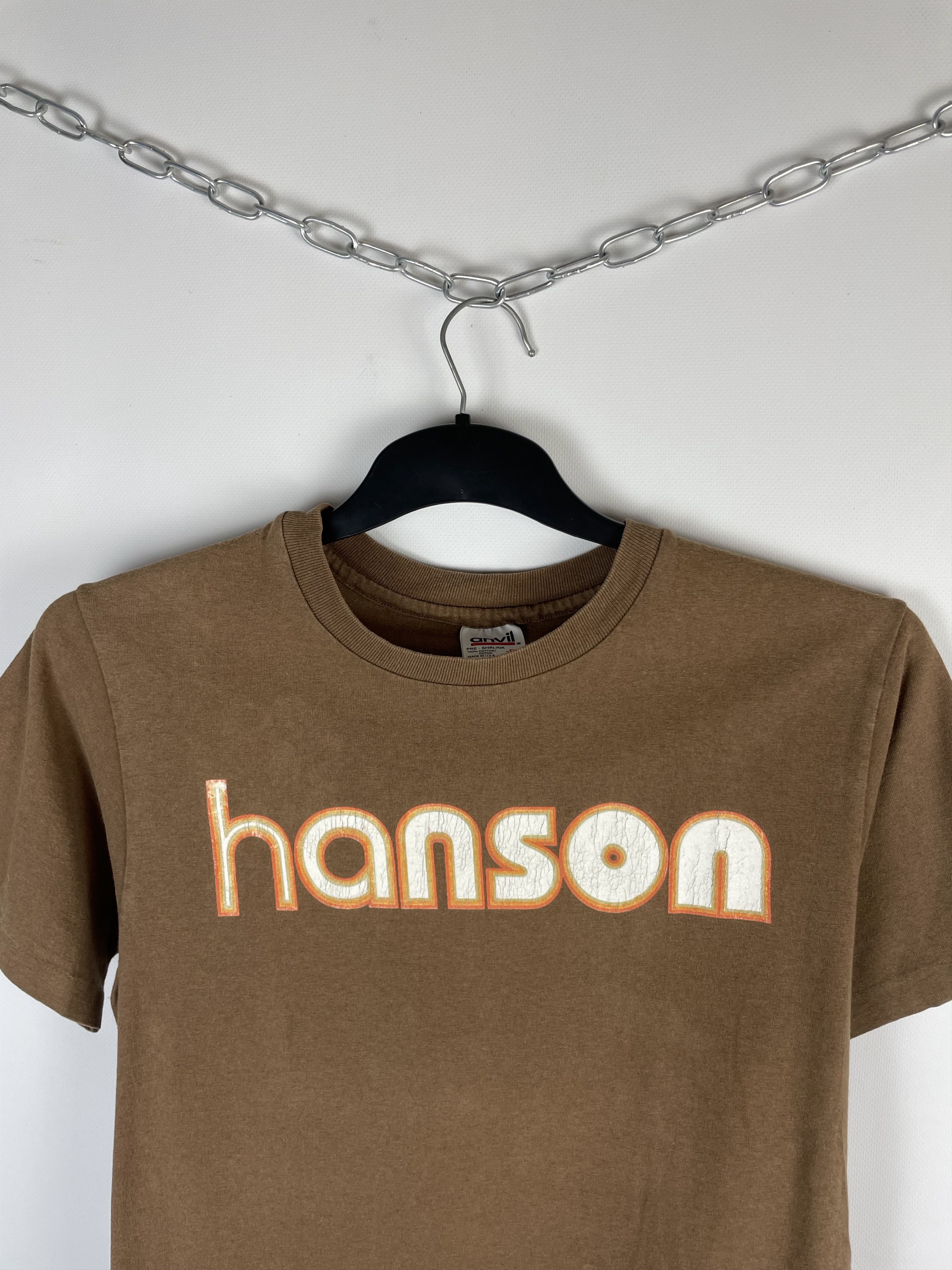 Band Tees Vintage 90s Distressed HANSON promo Tee Size US S / EU 44-46 / 1 - 3 Thumbnail