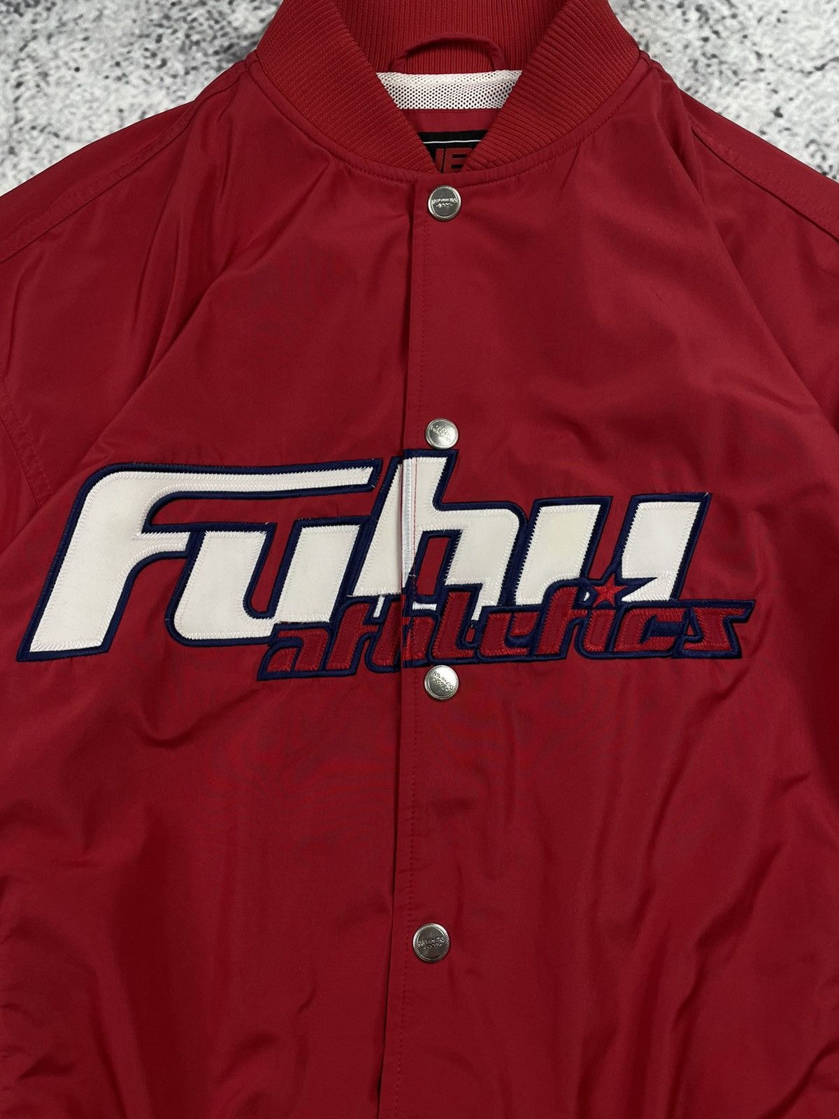 Fubu FUBU M Red Varsity Bomber Jacket Y2K Drip Swag Size US M / EU 48-50 / 2 - 9 Thumbnail