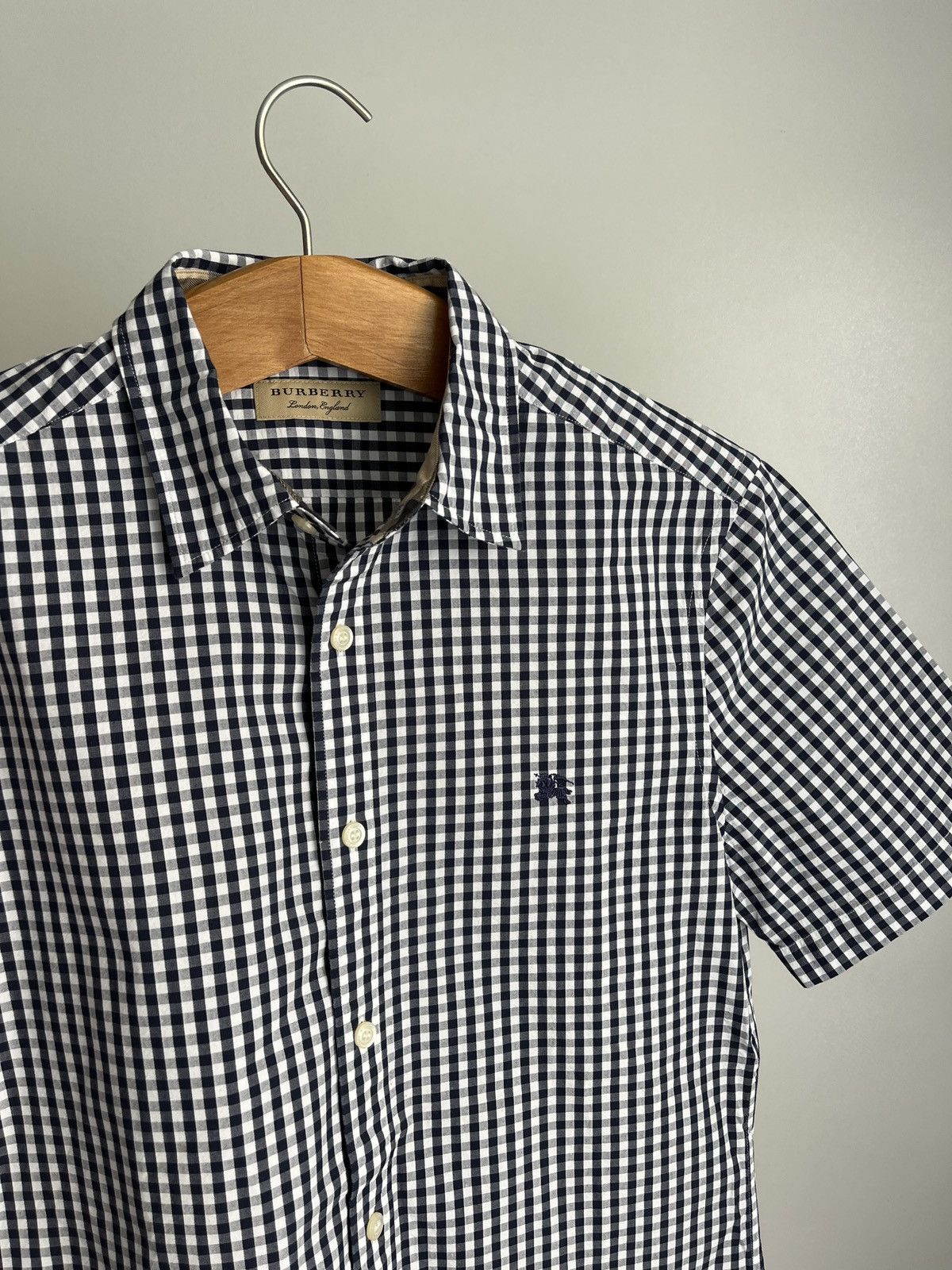 Burberry Burberry Short Sleeve Checkered Shirt Size US S / EU 44-46 / 1 - 12 Thumbnail