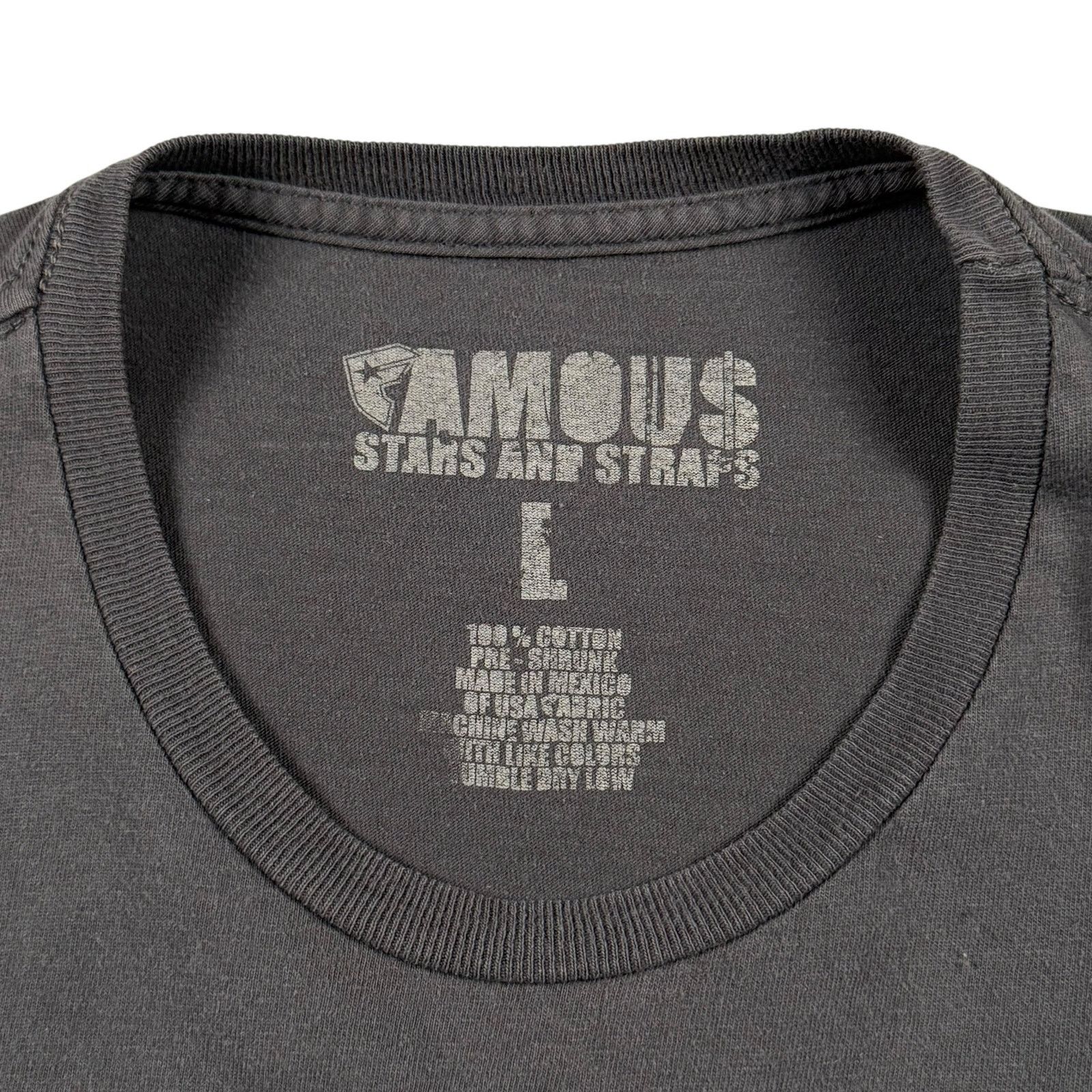 Famous Stars And Straps Vintage y2k Famous Stars & Straps T-shirt L Travis Barker Size US L / EU 52-54 / 3 - 3 Thumbnail