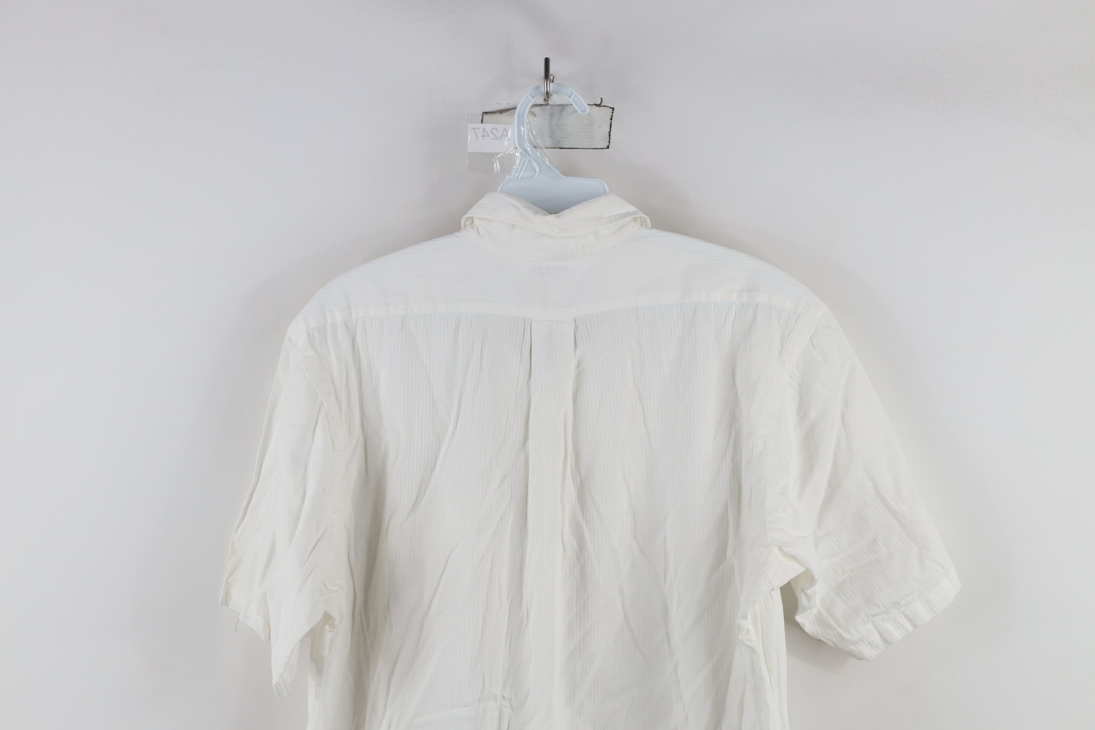 Vintage Vintage 50s 60s Streetwear Sheer Ribbed Button Shirt USA Size US M / EU 48-50 / 2 - 13 Thumbnail
