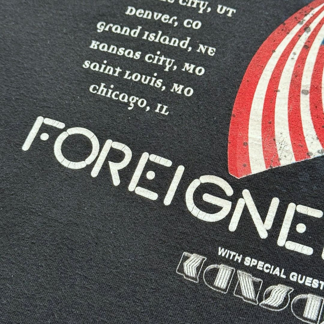 Alstyle Foreigner x Styx 'United in Rock' 2010 Black SS Tee Size L Size US L / EU 52-54 / 3 - 8 Thumbnail