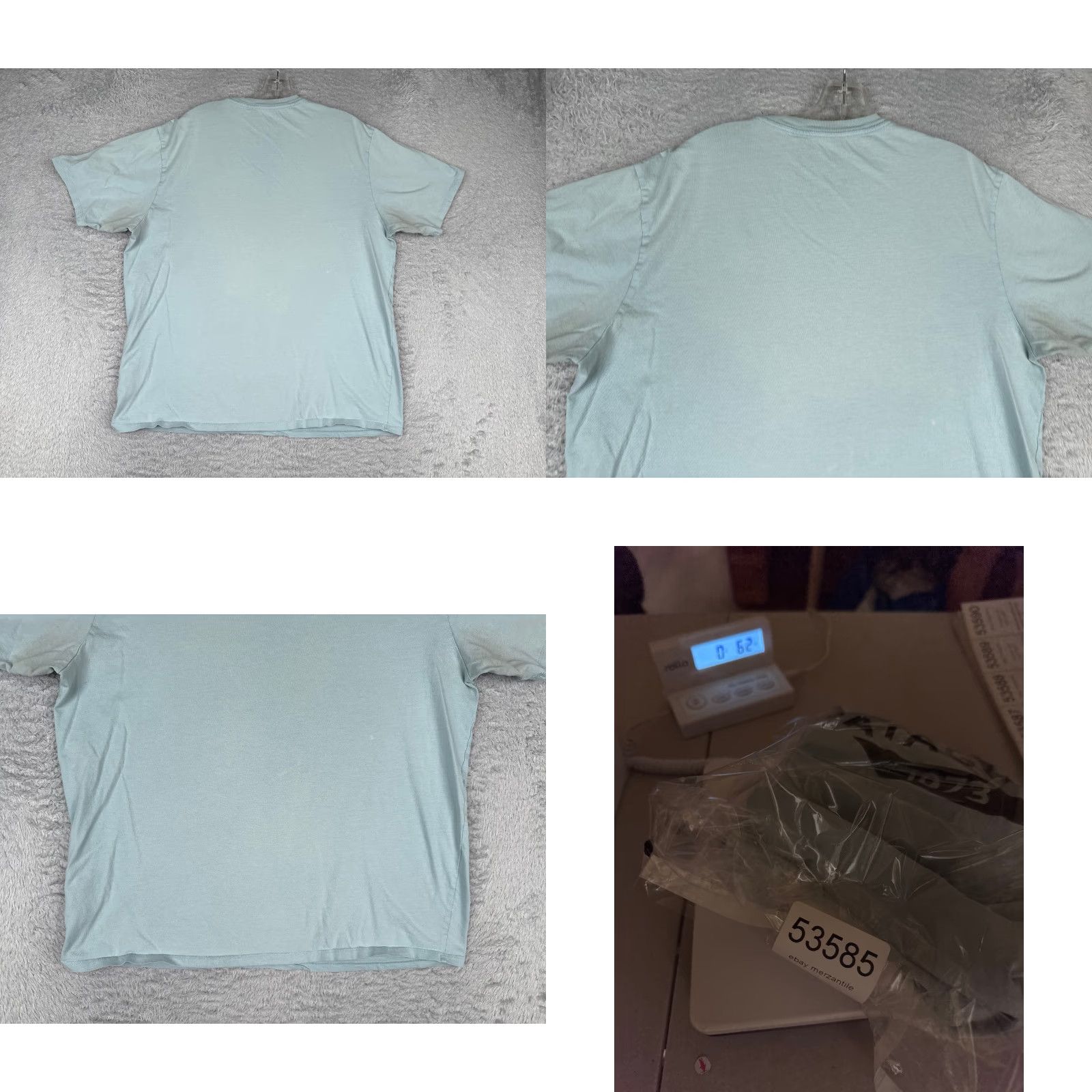 Patagonia Patagonia Shirt Men L Blue Crew Neck Short Sleeve 100% Cotton Logo USA Outdoor All Seasons Slim Regular Active Size US L / EU 52-54 / 3 - 9 Thumbnail