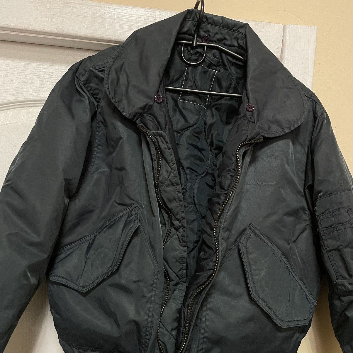 MIL-TEC Vintage CWU Alpha Flyers Bomber 00s Jacket MA-1 Style USA Size US M / EU 48-50 / 2 - 7 Thumbnail