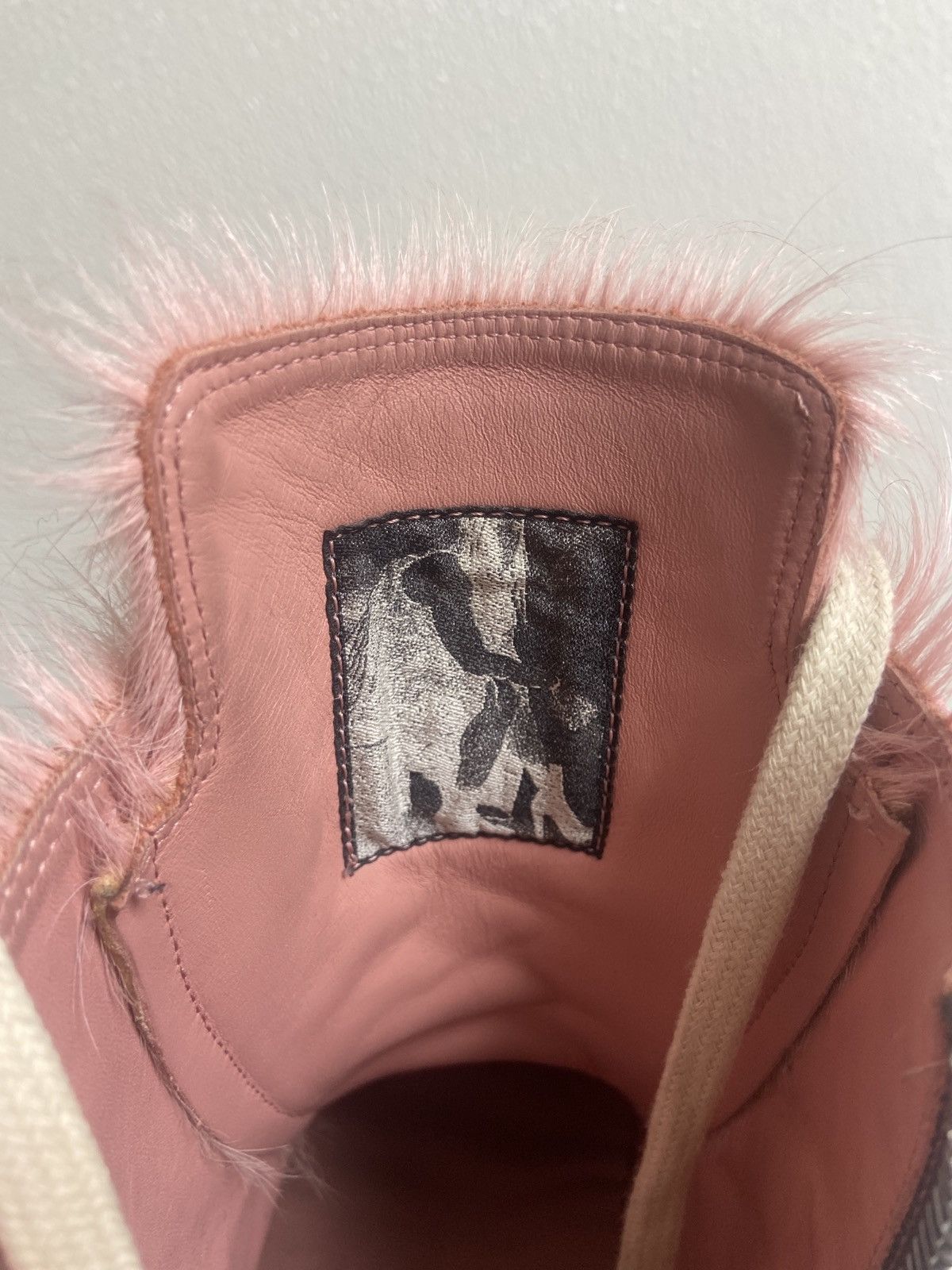 Rick Owens Rick Owens High Top Ramones Pink Pony Hair Size US 10 / EU 43 - 7 Thumbnail