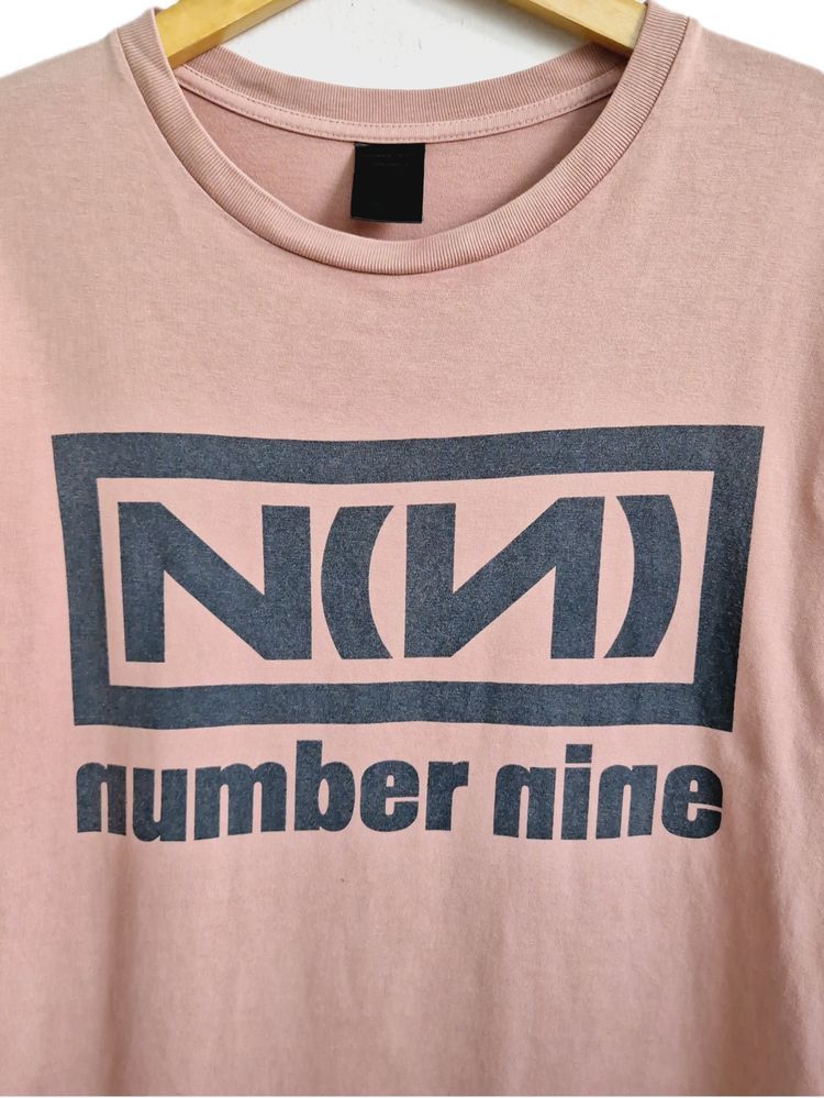 Japanese Brand Number (N)ine Mainline Light Maroon Big Logo Shirt Size US S / EU 44-46 / 1 - 3 Thumbnail