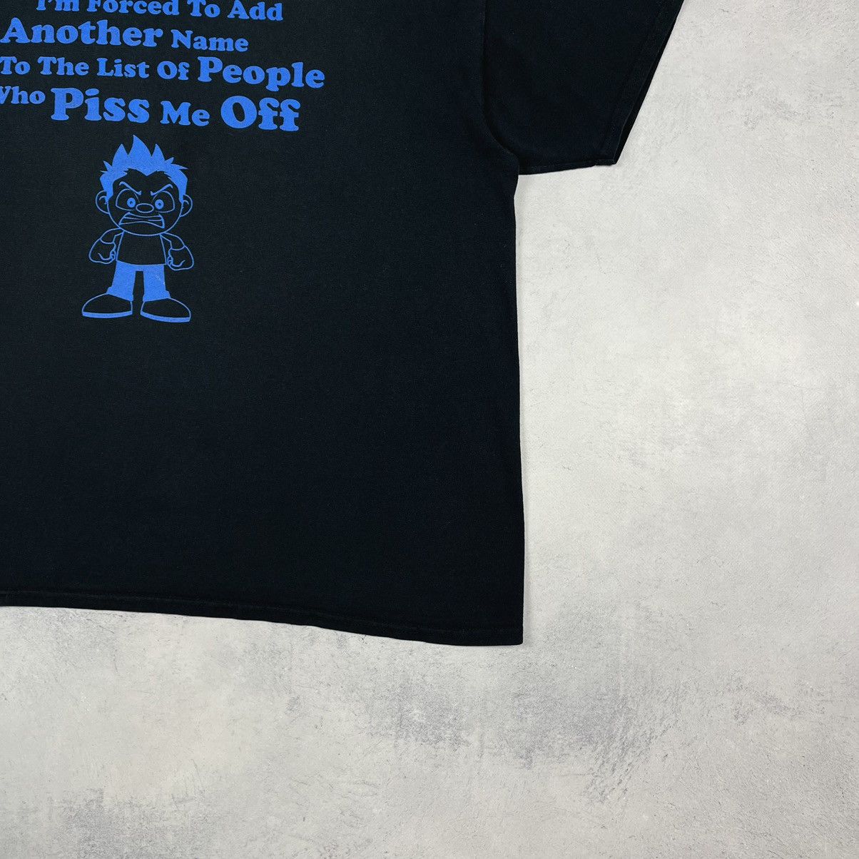 Cartoon Network Vintage Calvin and Hobbes “who piss me off” T shirt 90’s Size US XL / EU 56 / 4 - 4 Thumbnail