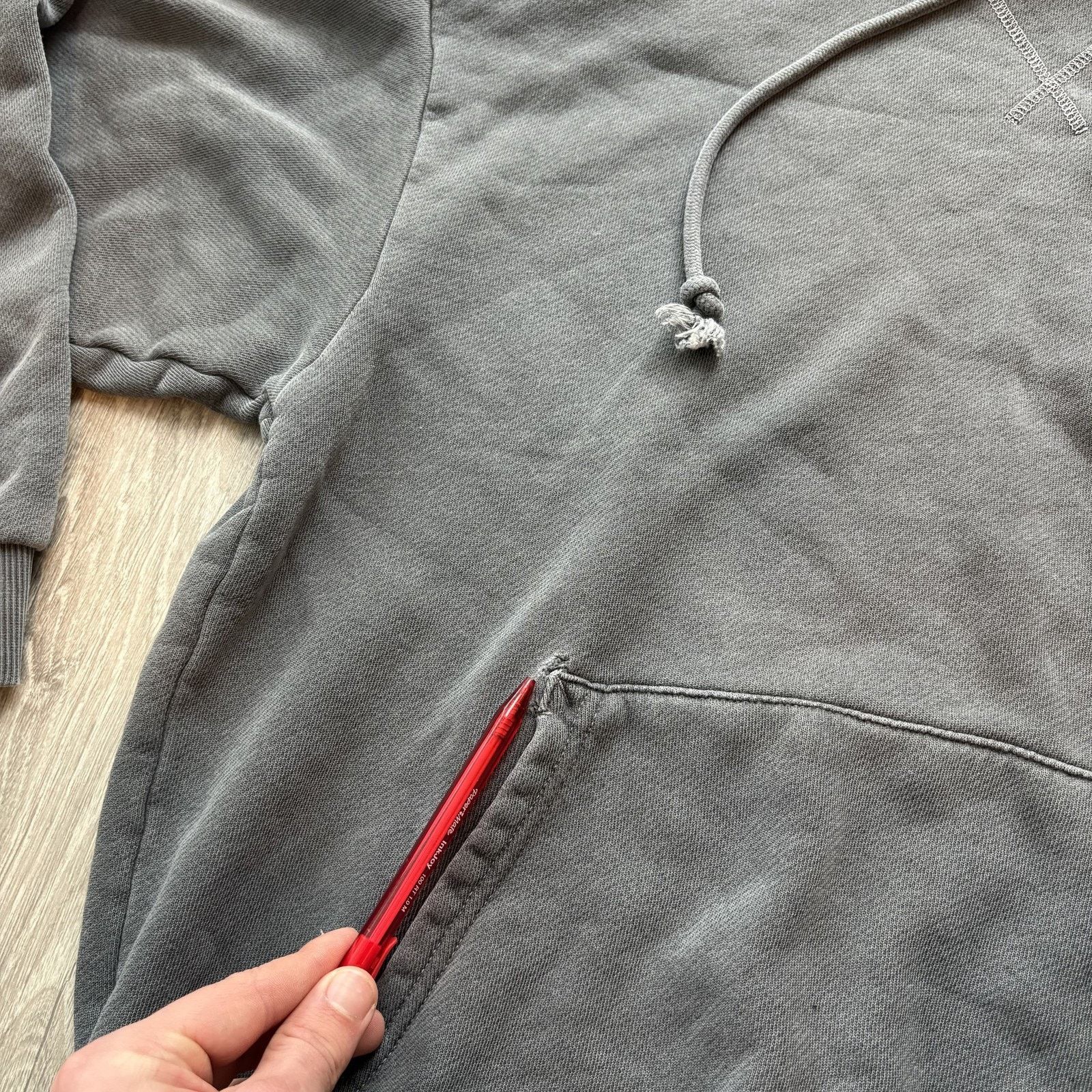 Gymshark Gymshark Women's Hoodie Oversized Washed Charcoal Grey S Size S / US 4 / IT 40 - 5 Thumbnail