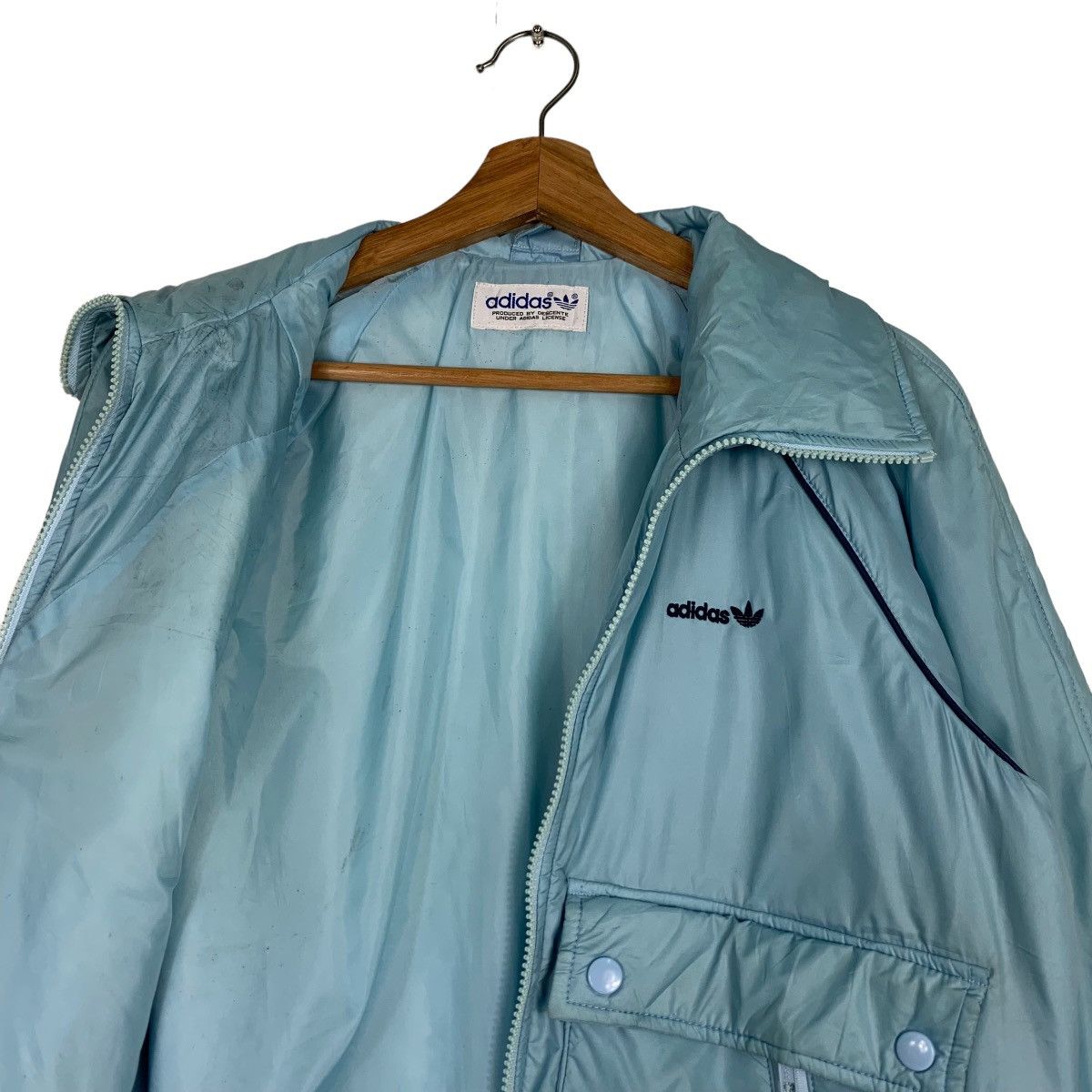 Adidas 90's ADIDAS Trefoil Embroidery Small Logo Jacket #0050-C3 Size US S / EU 44-46 / 1 - 11 Thumbnail