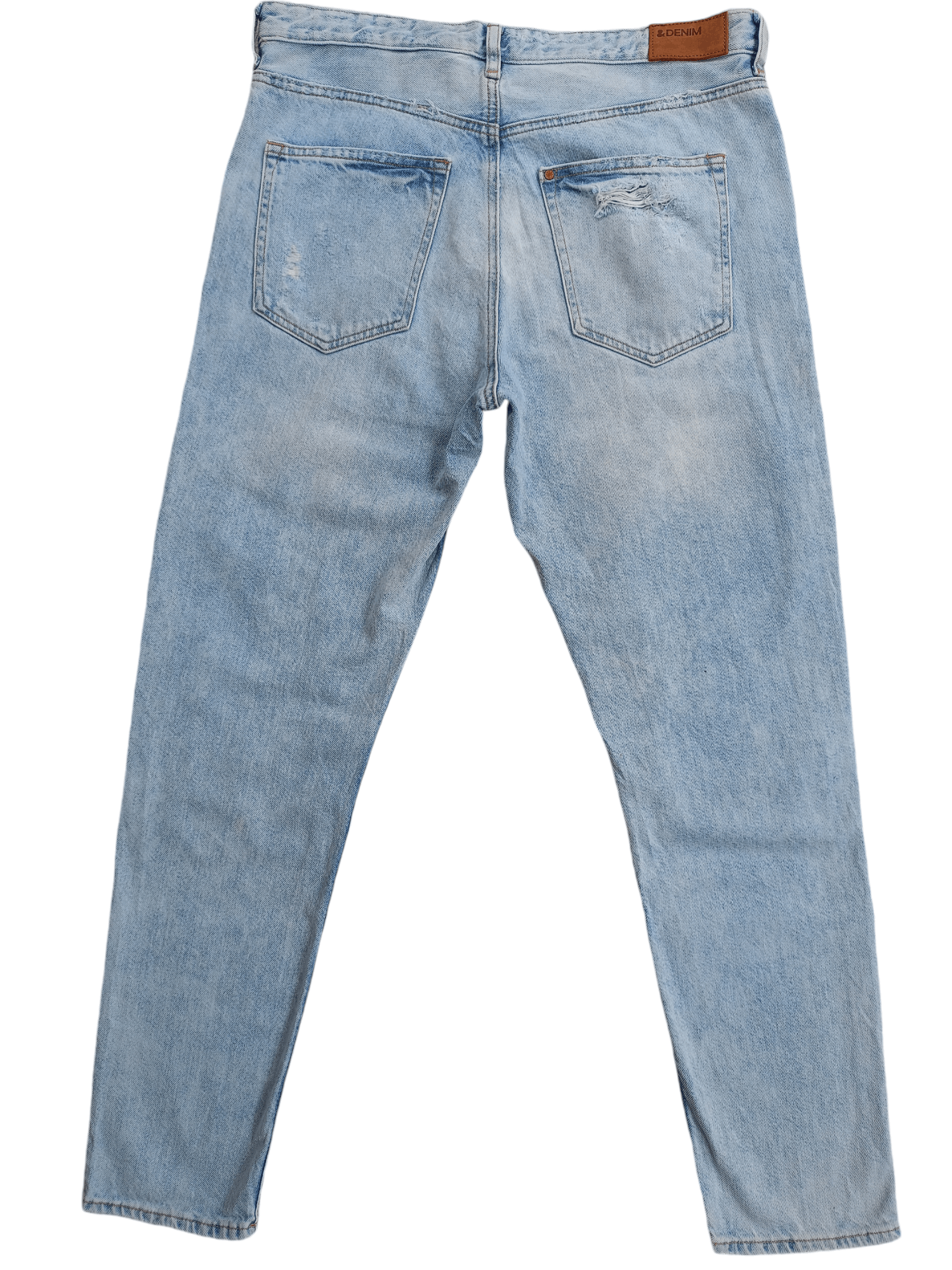 H&M & DENIM by H&M Boyfriend Distressed Streetwear Size 28" / US 6 / IT 42 - 20 Thumbnail