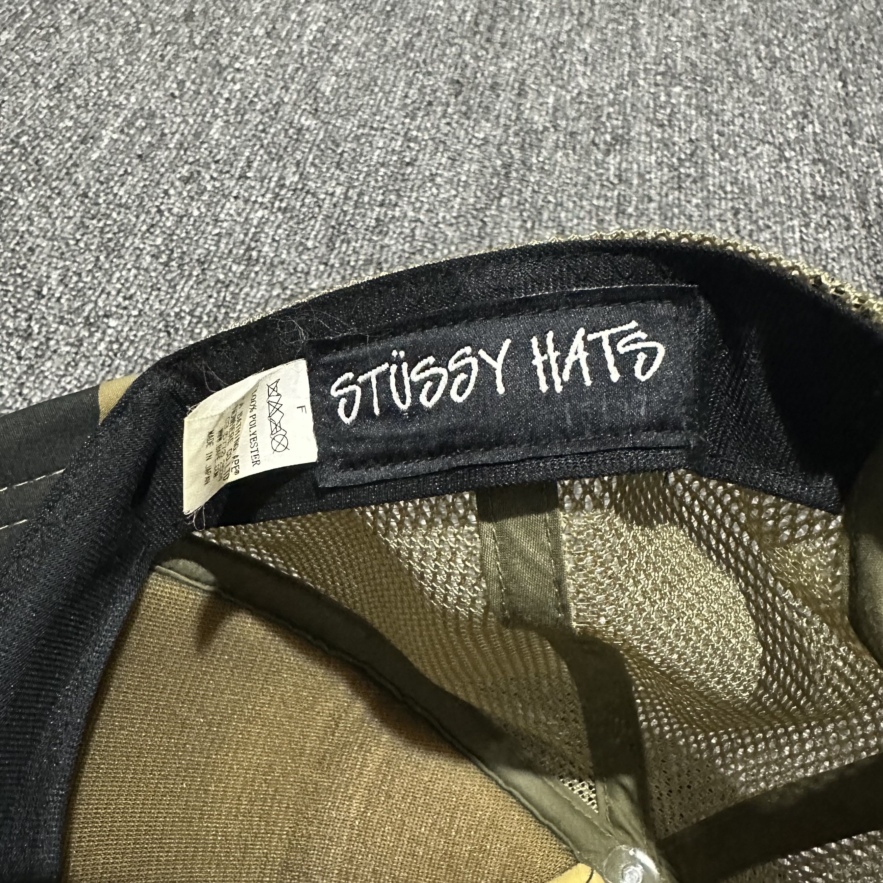 Bape × Stussy Bape x Stussy Trucker Hat Size ONE SIZE - 5 Thumbnail