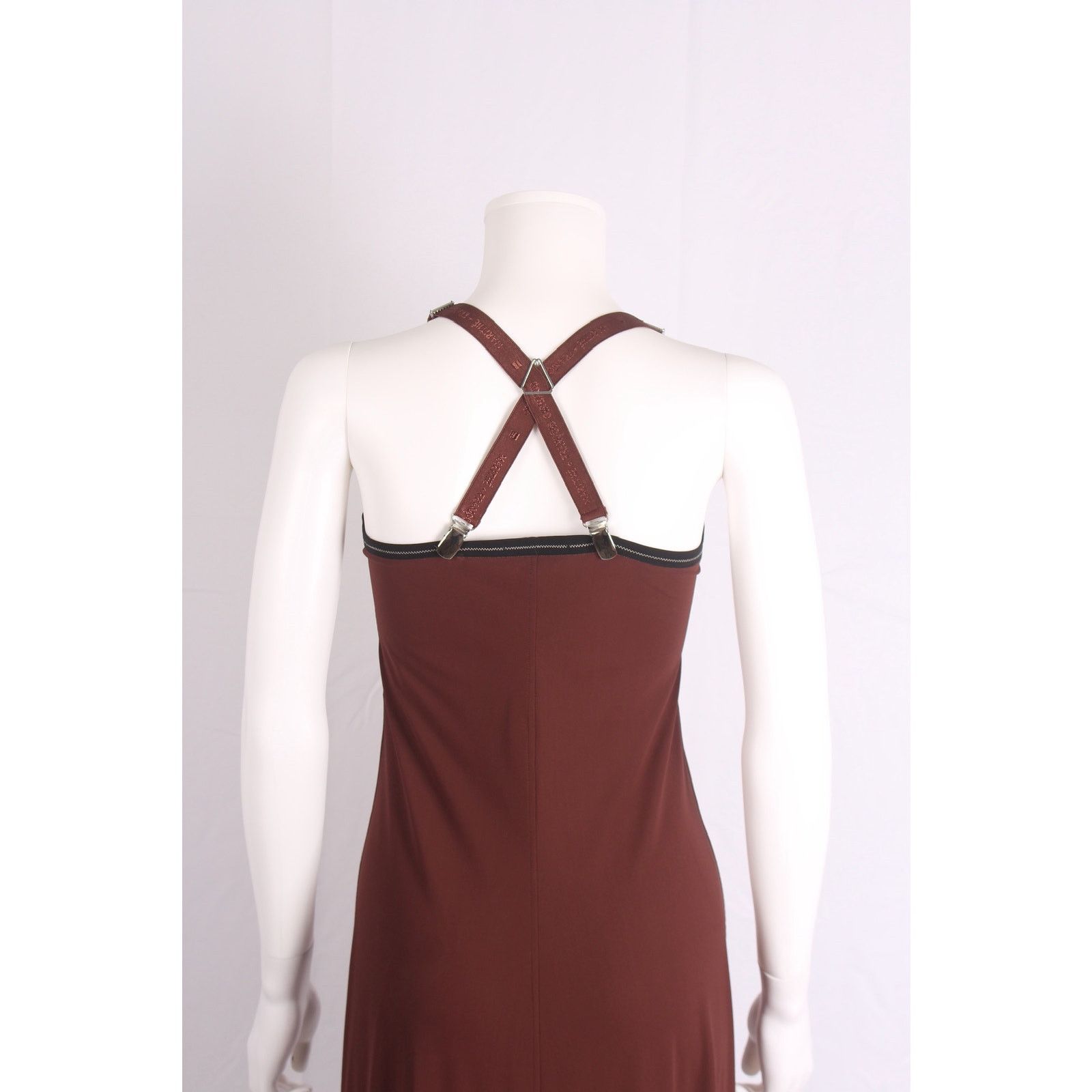 Marithe + Francois Girbaud Marithé François Girbaud Brown Asymmetric Vintage Dress Size M / US 6-8 / IT 42-44 - 10 Thumbnail