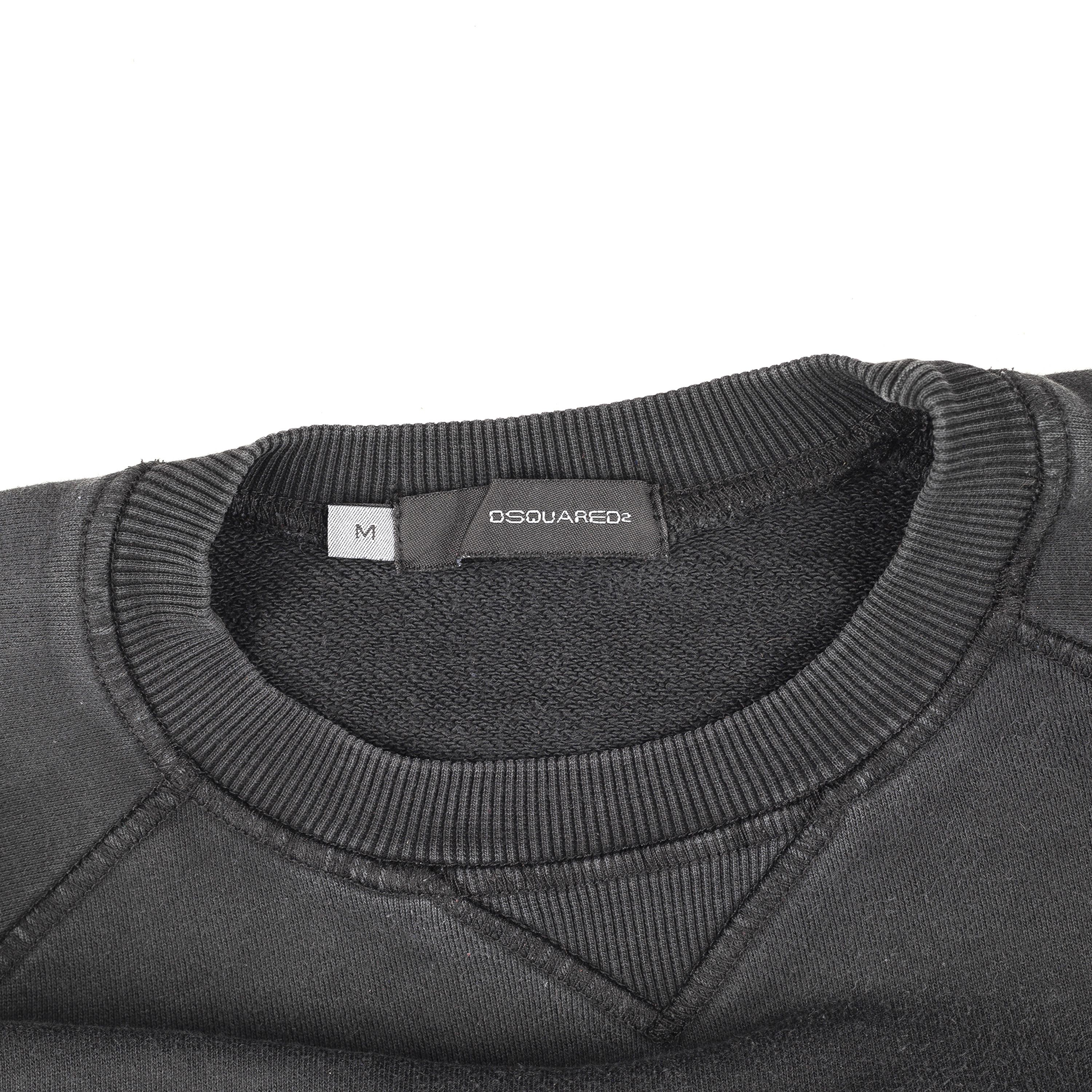 Dsquared2 DSQUARED2 “Jesus Is Life” Vintage Black Sweatshirt (M) Size US M / EU 48-50 / 2 - 4 Thumbnail
