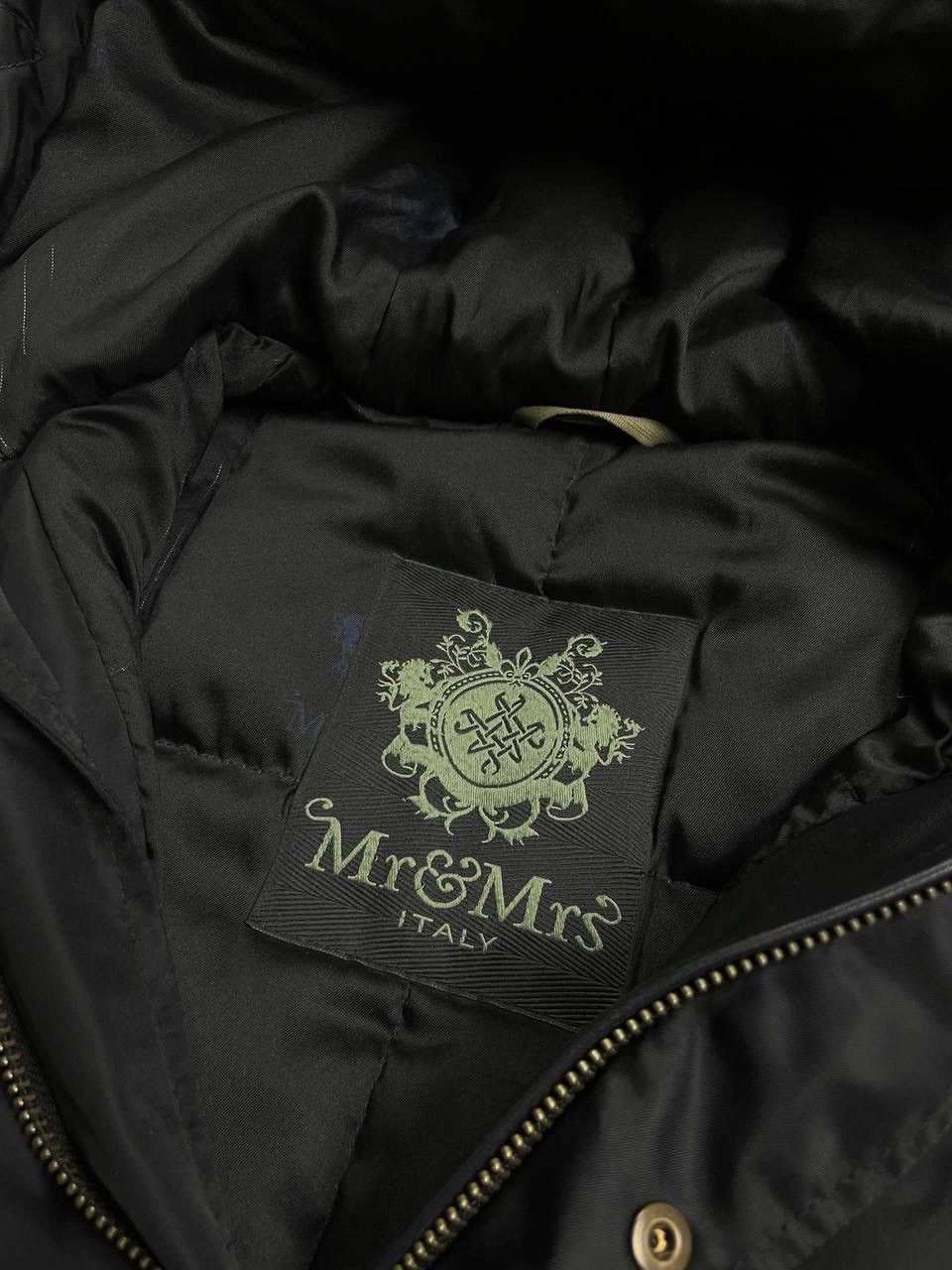 MR & MRS ITALY Vintage Mr & Mrs Italy Black Hooded Black Jacket Y2K S Size S / US 4 / IT 40 - 10 Thumbnail