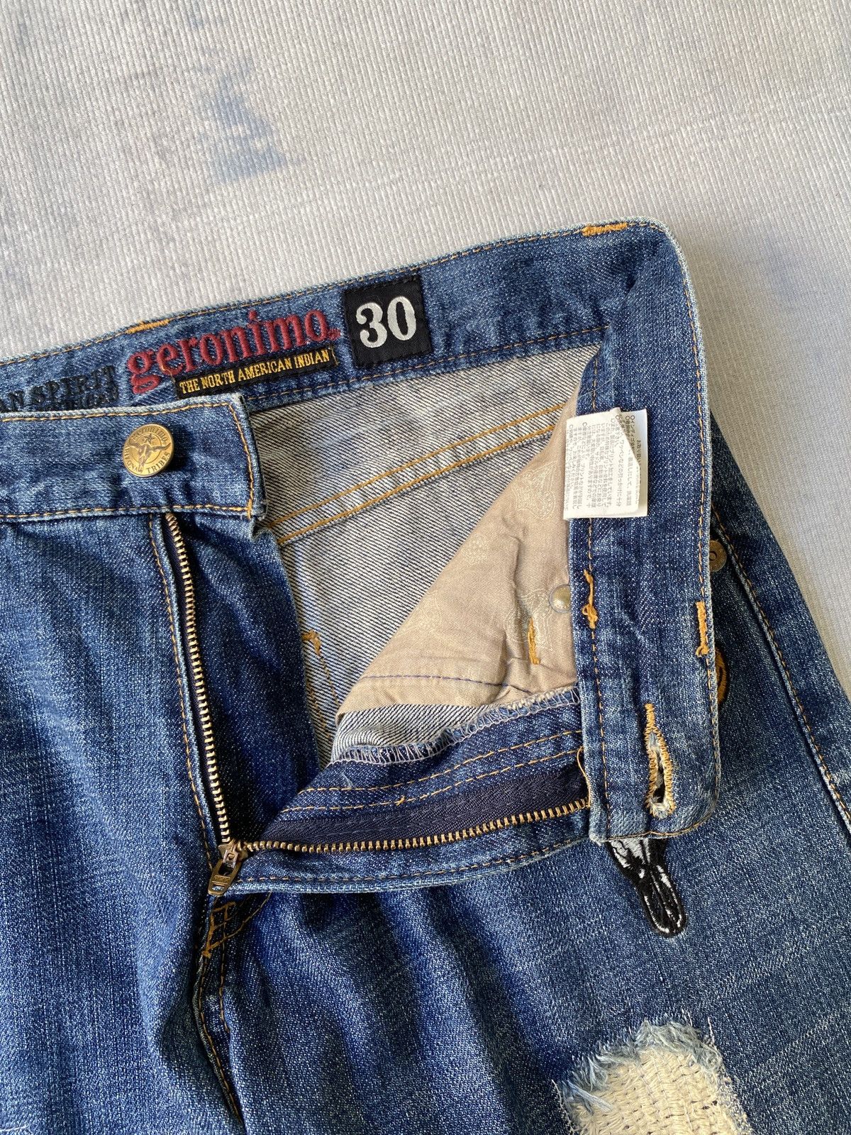 ARIZONA FREEDOM Arizona Geronimo Tribes American Indian Design Denim Size US 30 / EU 46 - 18 Thumbnail