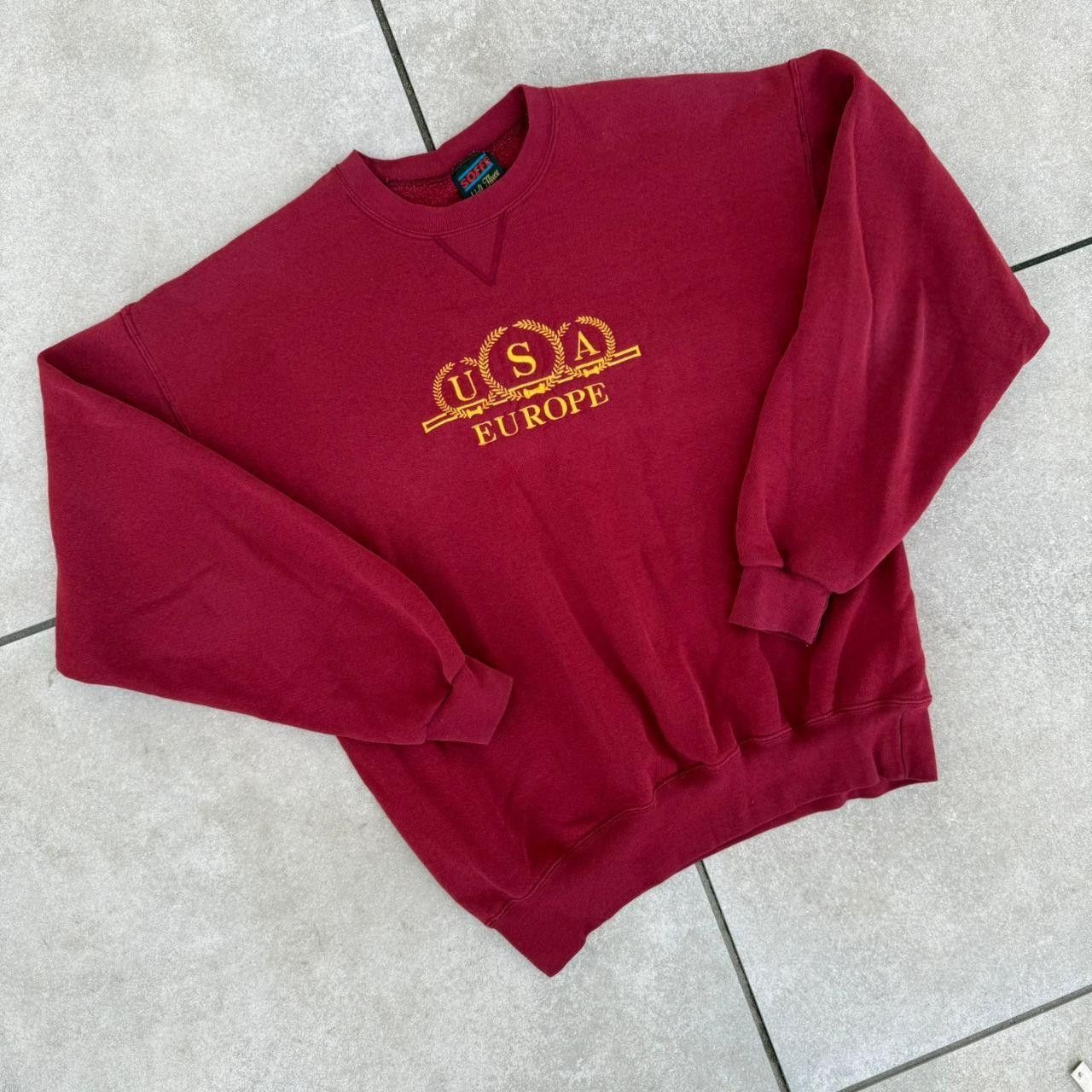 Vintage Vintage 90s Sweatshirt Embroidered Crewneck Size US L / EU 52-54 / 3 - 2 Thumbnail