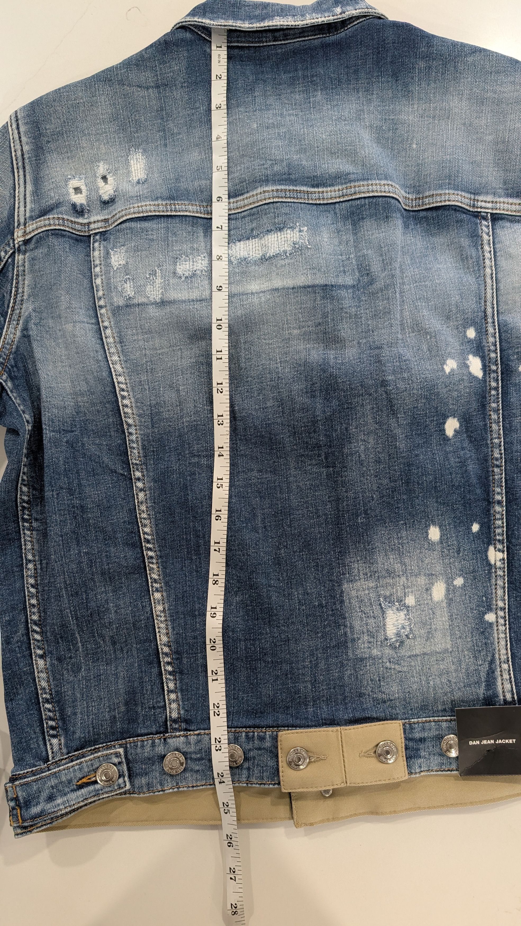 Dsquared2 DSQUARED2 Dan Jean Jacket Distressed Blue IT 48 Size US M / EU 48-50 / 2 - 16 Thumbnail