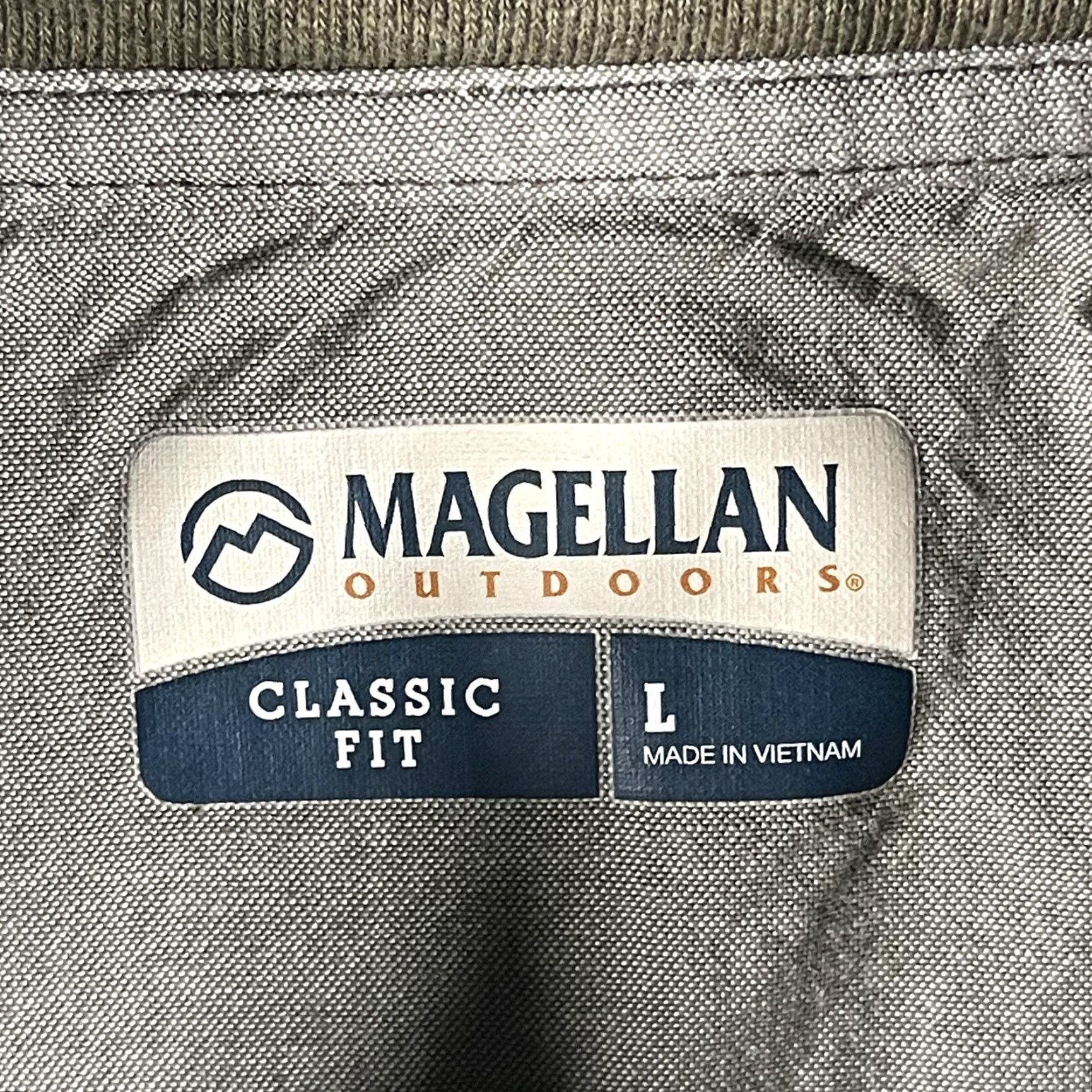 Vintage Magellan Outdoors Sweatshirt Mens Large Olive Mock Neck Pullover Chest Pocket Size US L / EU 52-54 / 3 - 5 Thumbnail