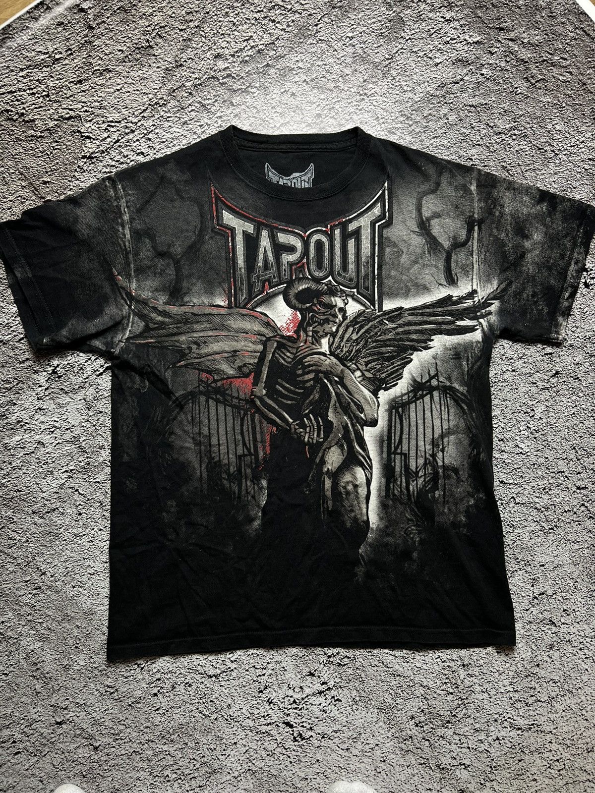 Tapout Y2K tapout signature series overprinted affliction style tee Size US L / EU 52-54 / 3 - 1 Thumbnail