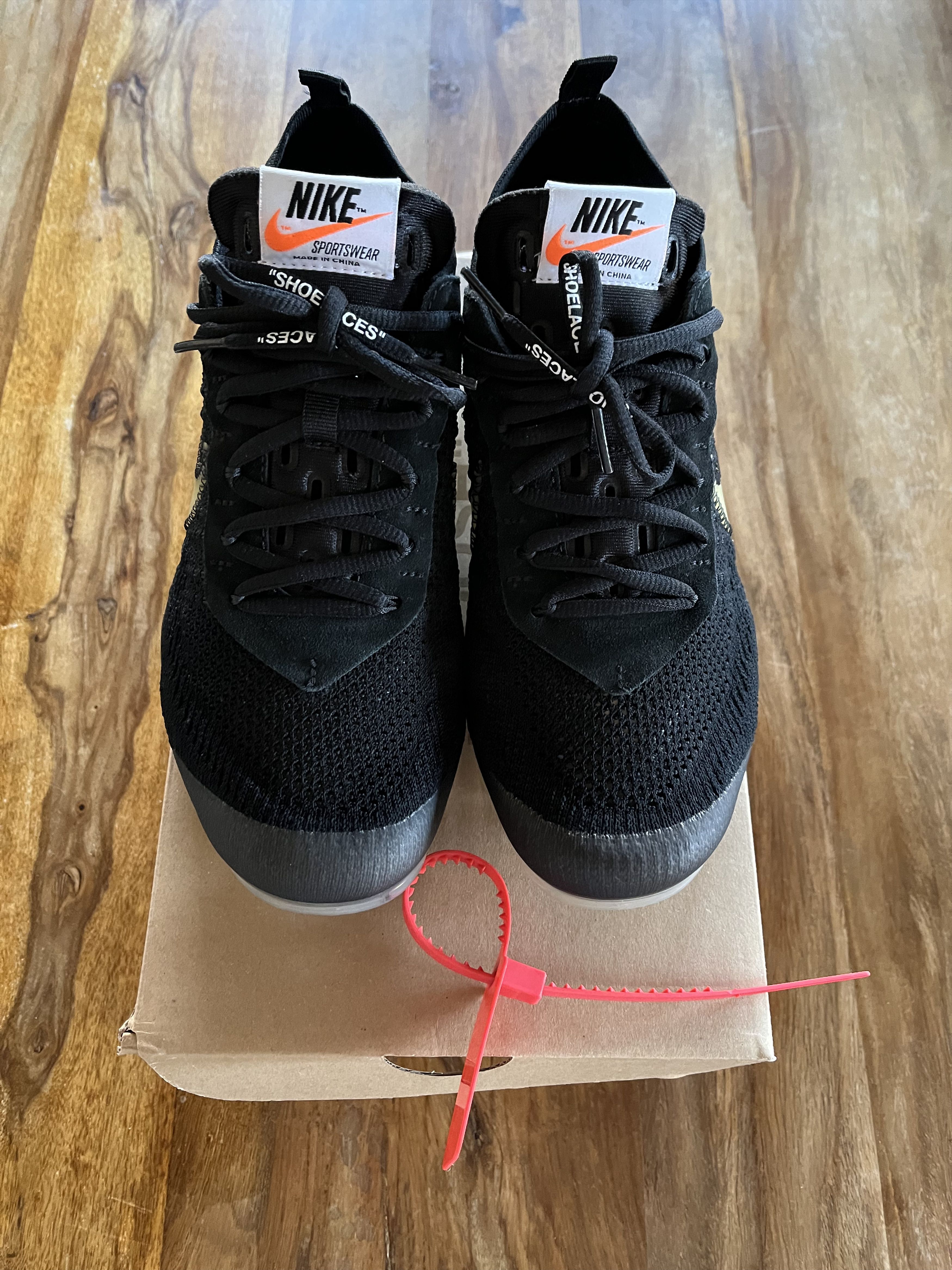 Nike × Off-White Nike Air Vapormax Flyknit x OFF-WHITE (The Ten) Size US 9 / EU 42 - 2 Thumbnail