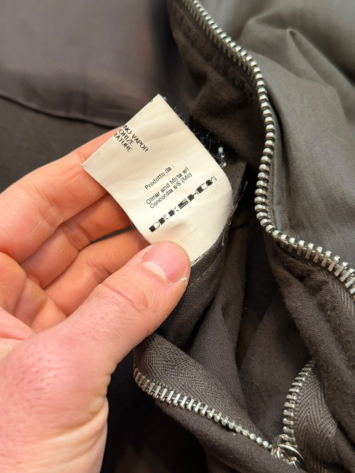 Rick Owens GRAIL 2010 Wax Coated “Army” Bomber Jacket Size US M / EU 48-50 / 2 - 15 Thumbnail