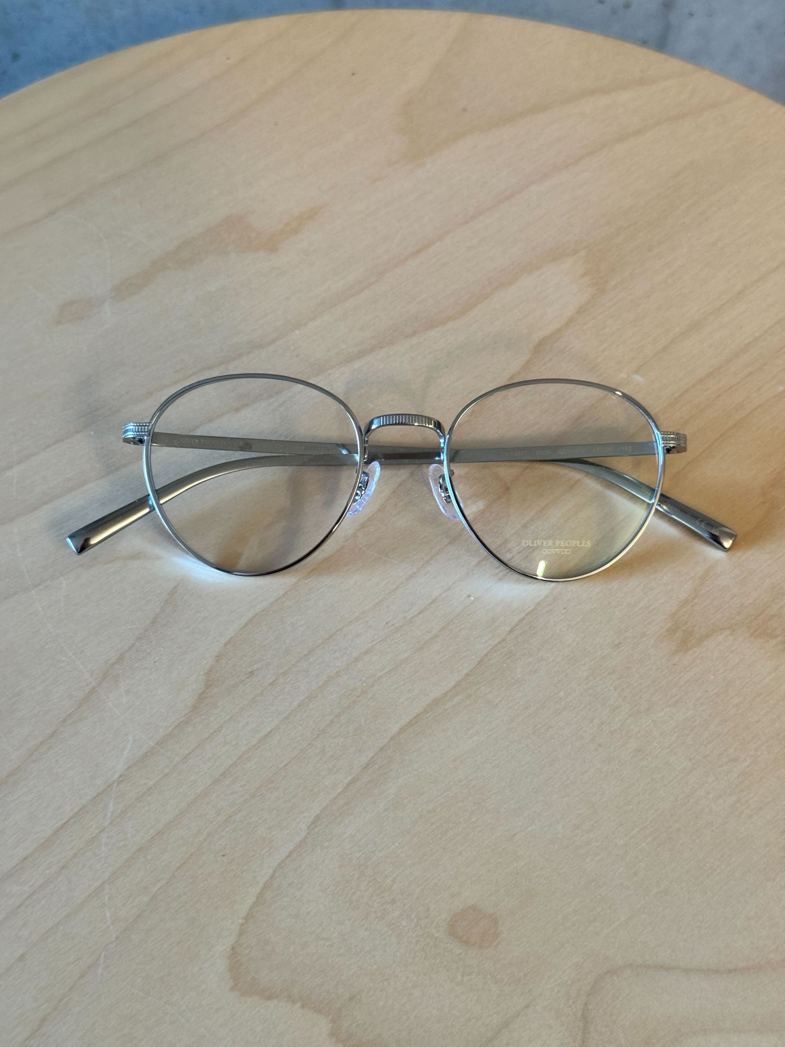 Oliver Peoples (New) Kesner Titanium Silver Glasses Size ONE SIZE - 4 Thumbnail